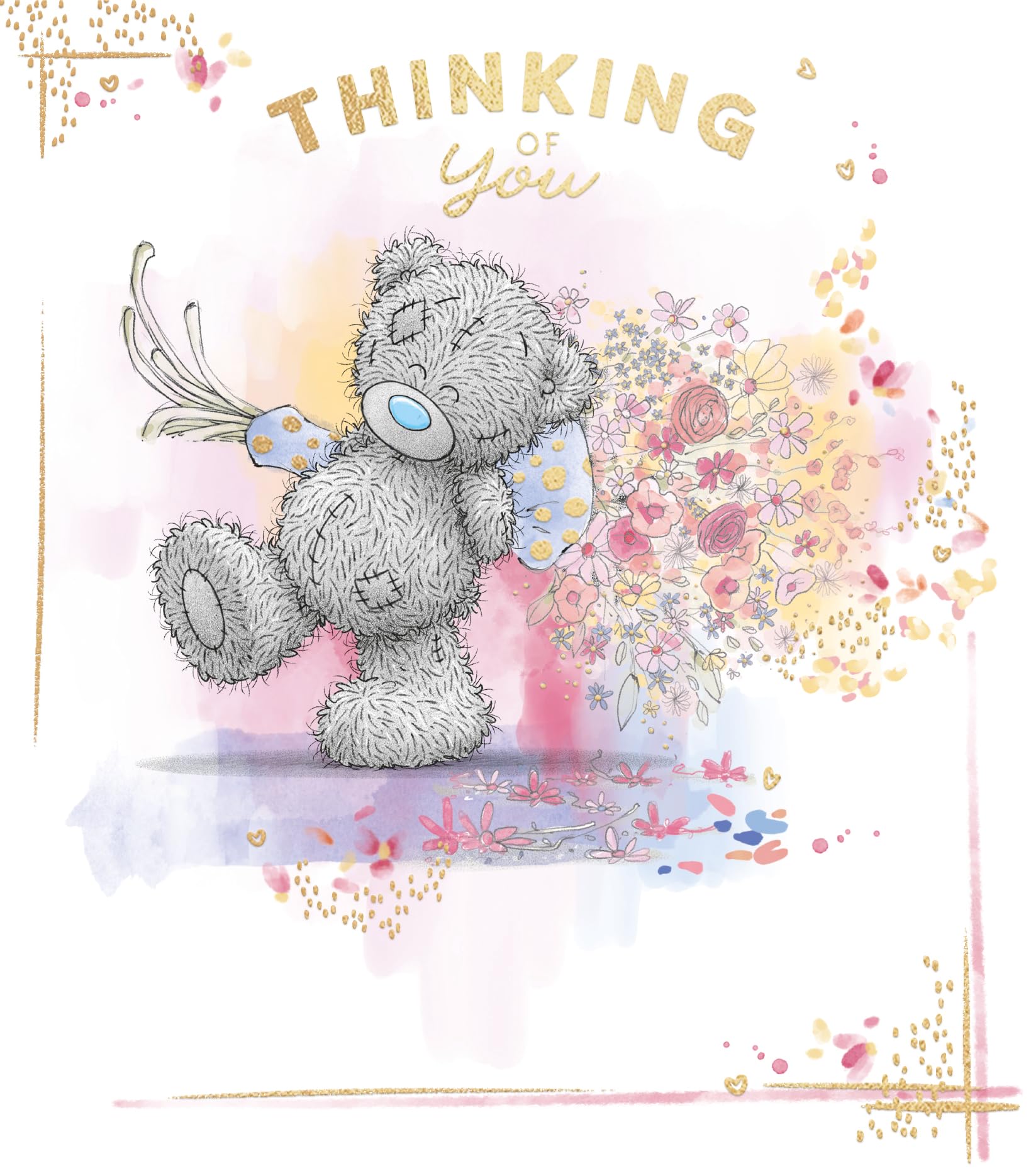 Me To You Tatty Teddy Thinking Of You Sympathy Greeting Card | 12.7 X 15.2 cm
