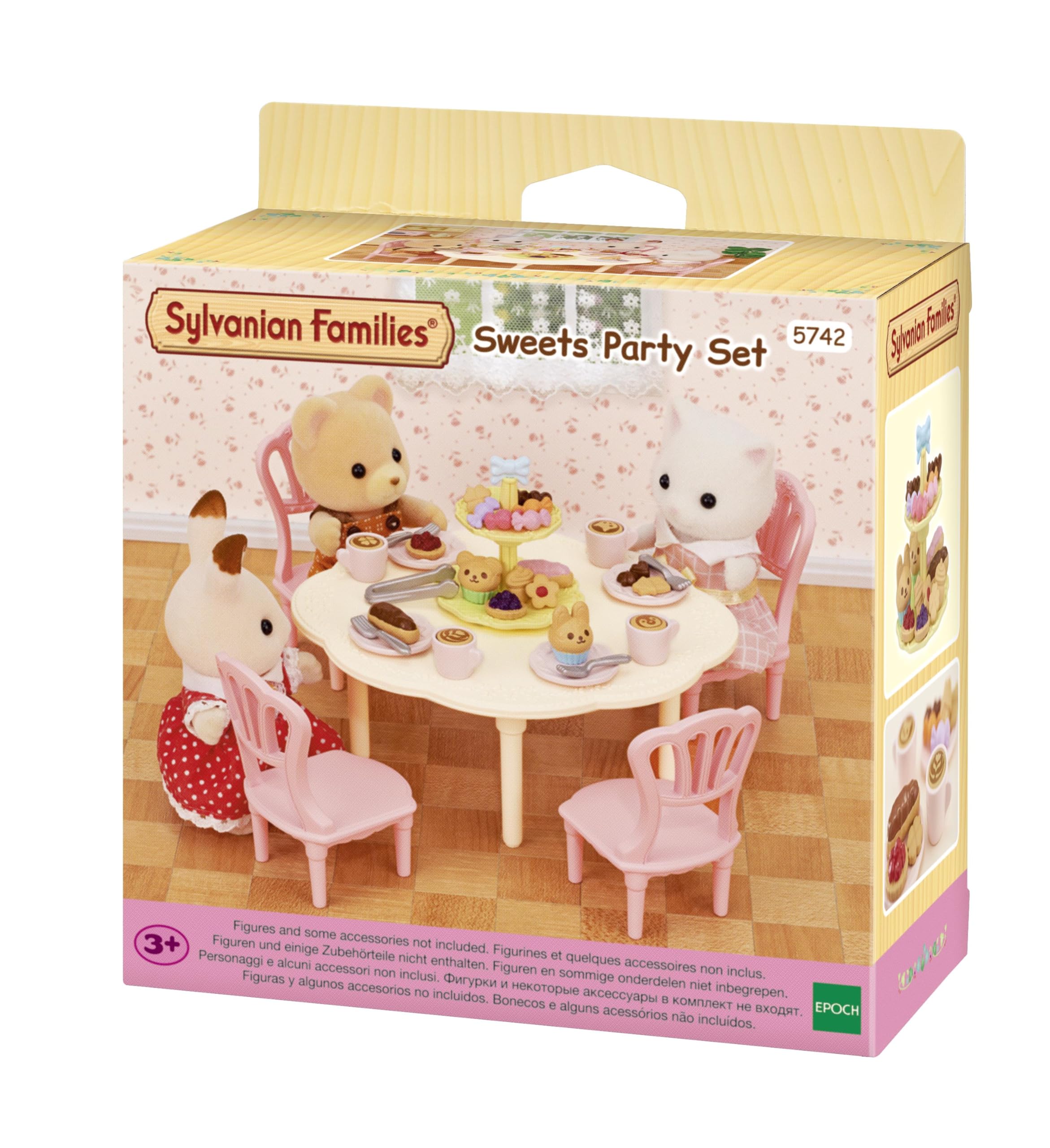 Sylvanian Families Sweets Party Set - 30 Teatime Accessories | Ages 3+