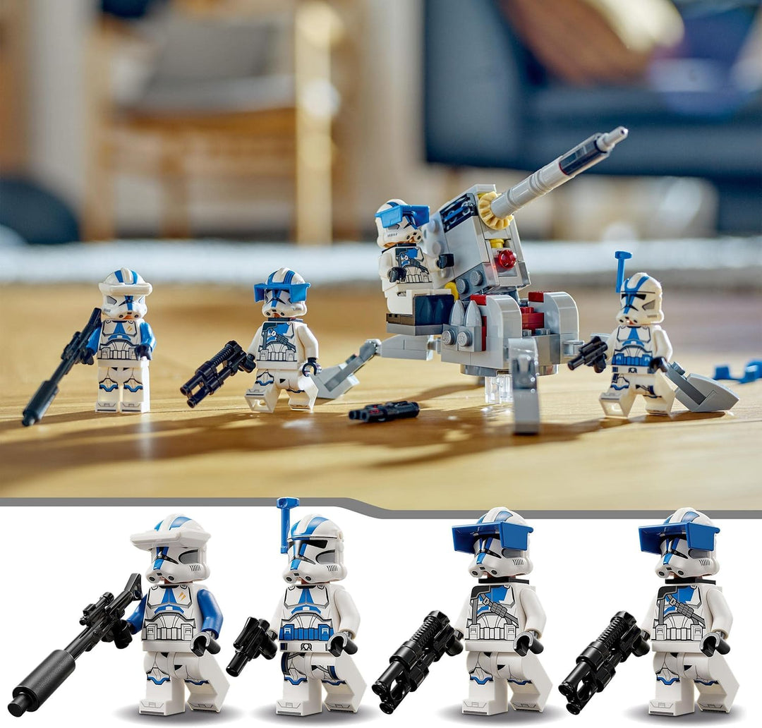 LEGO 75345 Star Wars 501st Clone Troopers Battle Pack Set, Buildable Toy with AV