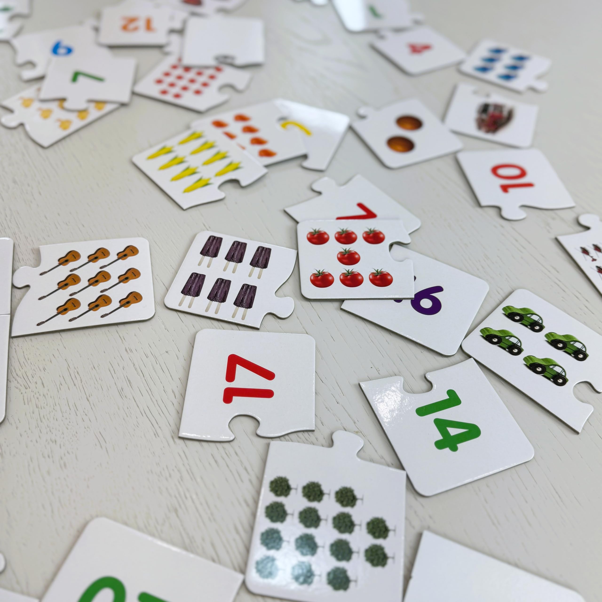 The Learning Journey Match It - Counting Memory Game | 30 Self-Correcting Puzzle Sets | Ages 3+