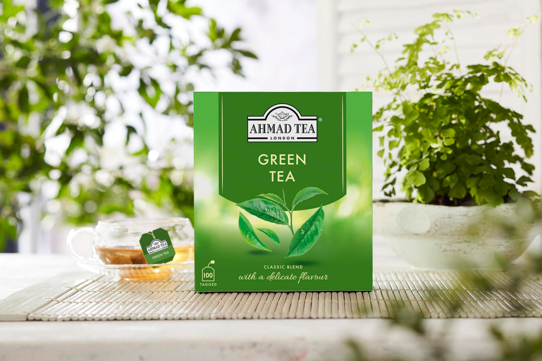 Ahmad Tea Pure Green Tea - 100 Teabags (200g)