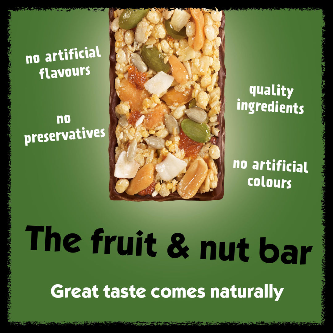 Eat Natural - Vegan Peanuts, Coconut & Dark Chocolate Fruit & Nut Bars (12 x 40g)