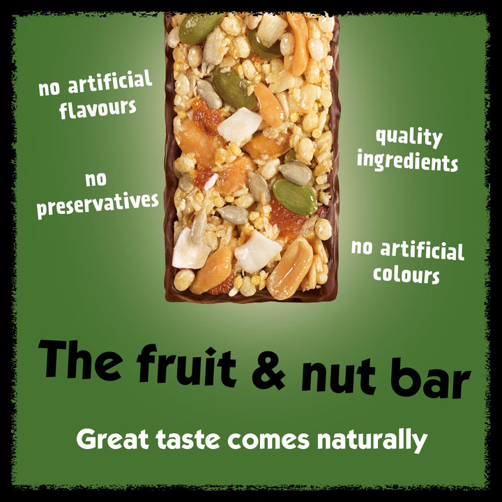 Eat Natural - Vegan Peanuts, Coconut & Dark Chocolate Fruit & Nut Bars (12 x 40g)