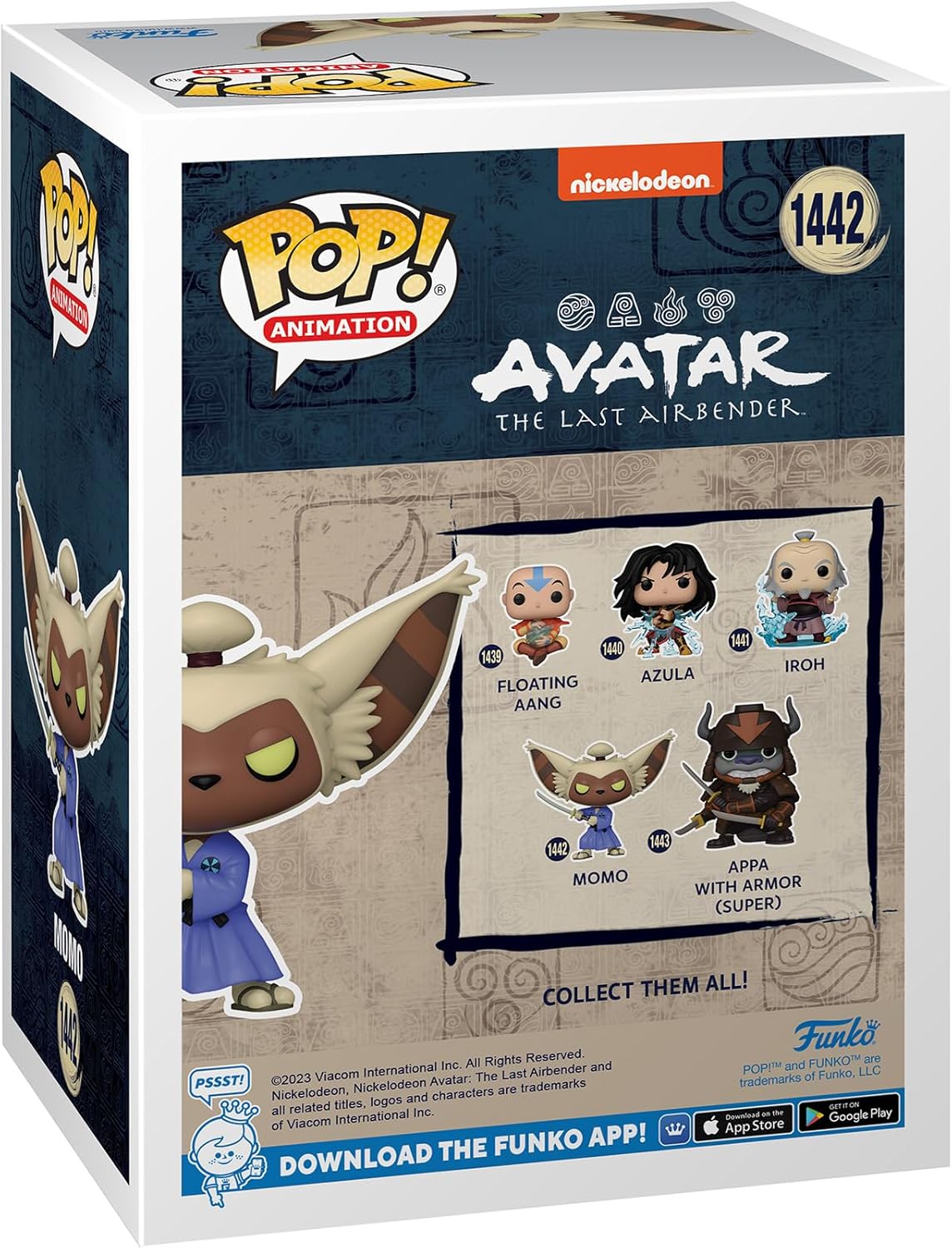 Funko Pop! Animation Avatar: The Last Airbender - Momo Vinyl Figure (72104) 10