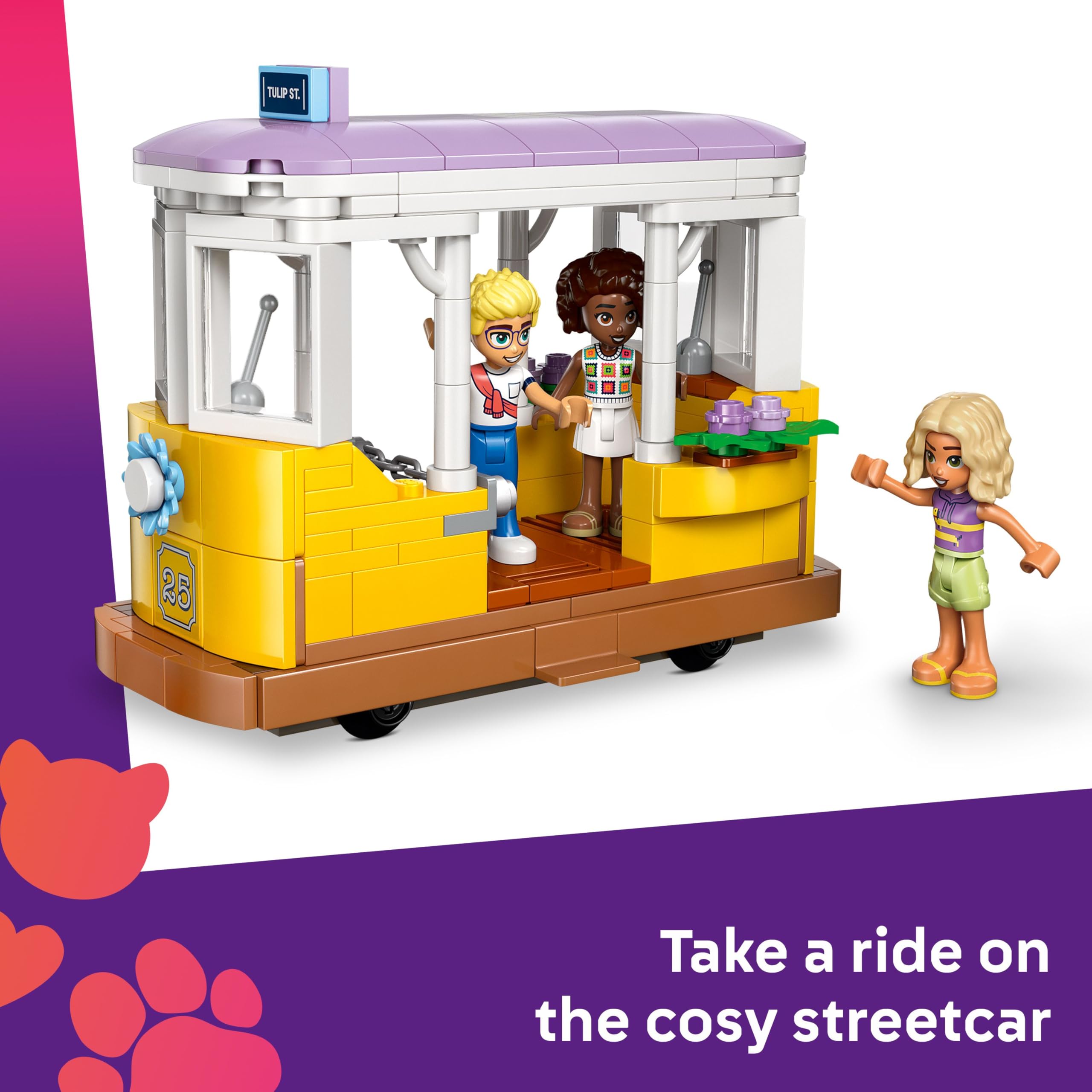 LEGO Friends Plant Café & Flower Shop Building Set - Ages 9+ | 4 Mini Dolls | Multicolor 3