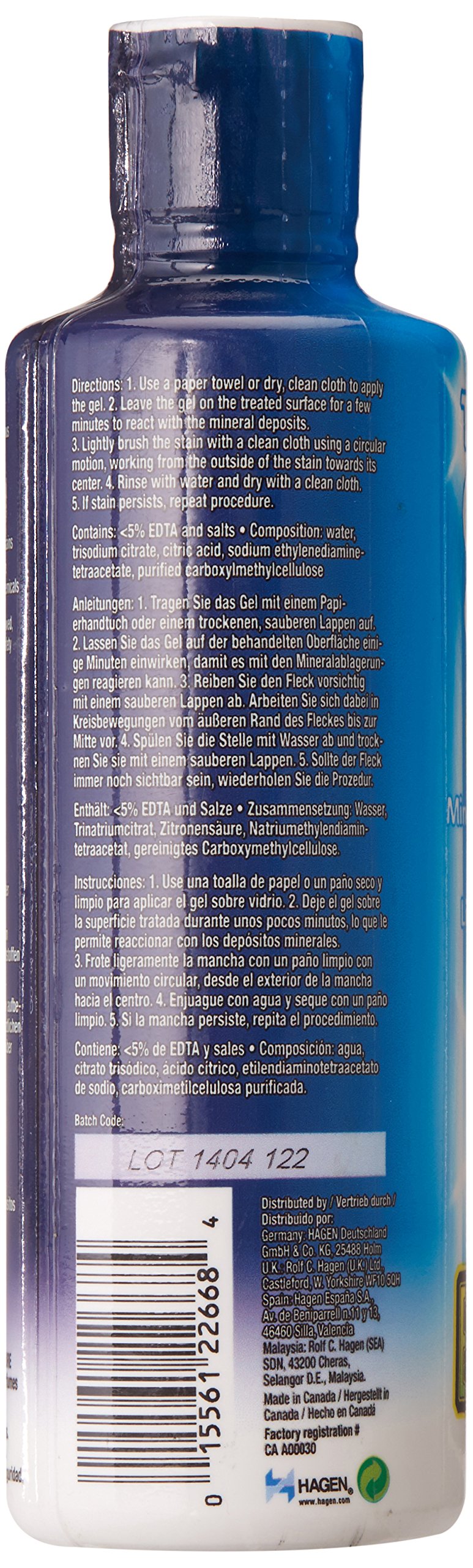 Exo Terra Terrarium Glass Cleaner - Removes Calcium & Lime Stains | Unscented Gel | 250 ml 3