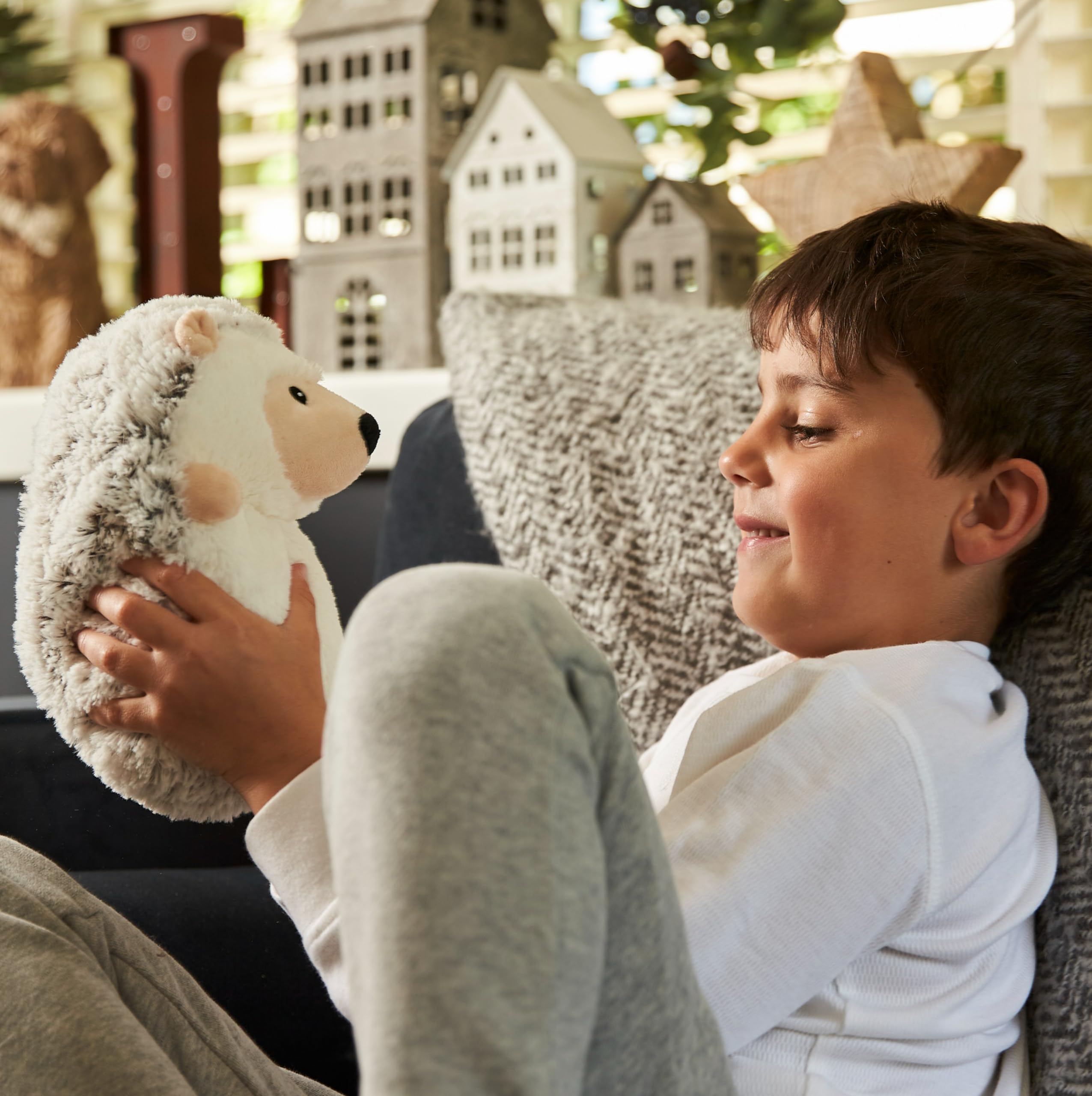 Warmies Plush Hedgehog - Microwavable Weighted Lavender Scented Stuffed Animal for Warmth & Relaxation 8