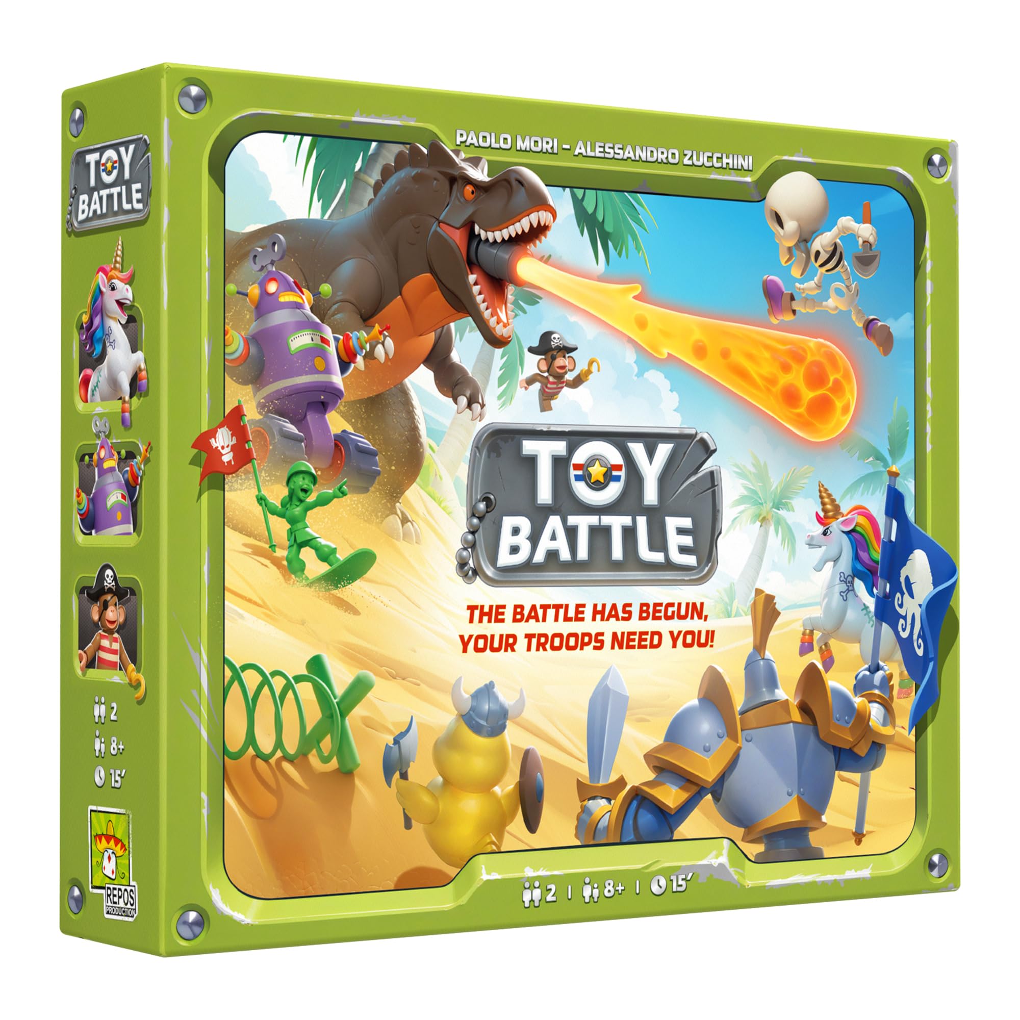 Asmodee Toy Battle Board Game | 2 Players | 15 Min Playtime | Ages 8+
