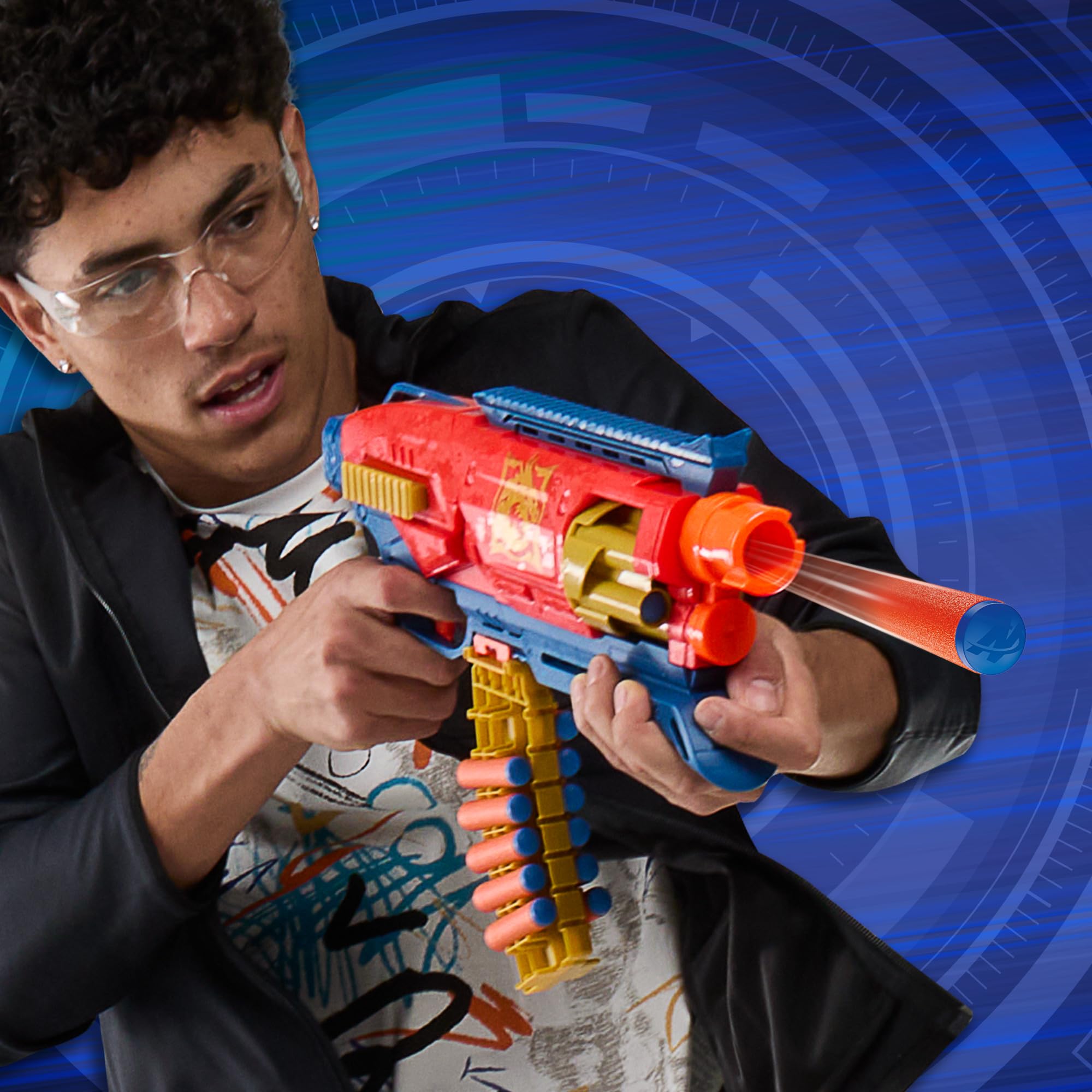 Hasbro Nerf Loadout Shadowspeed Recon Blaster with 14-Dart Storage Attachment | Ages 8+ 5