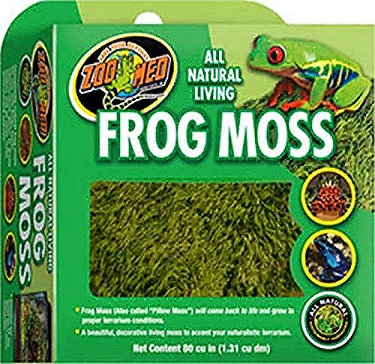 Zoo Med All Natural Frog Moss - 1.3 Litre