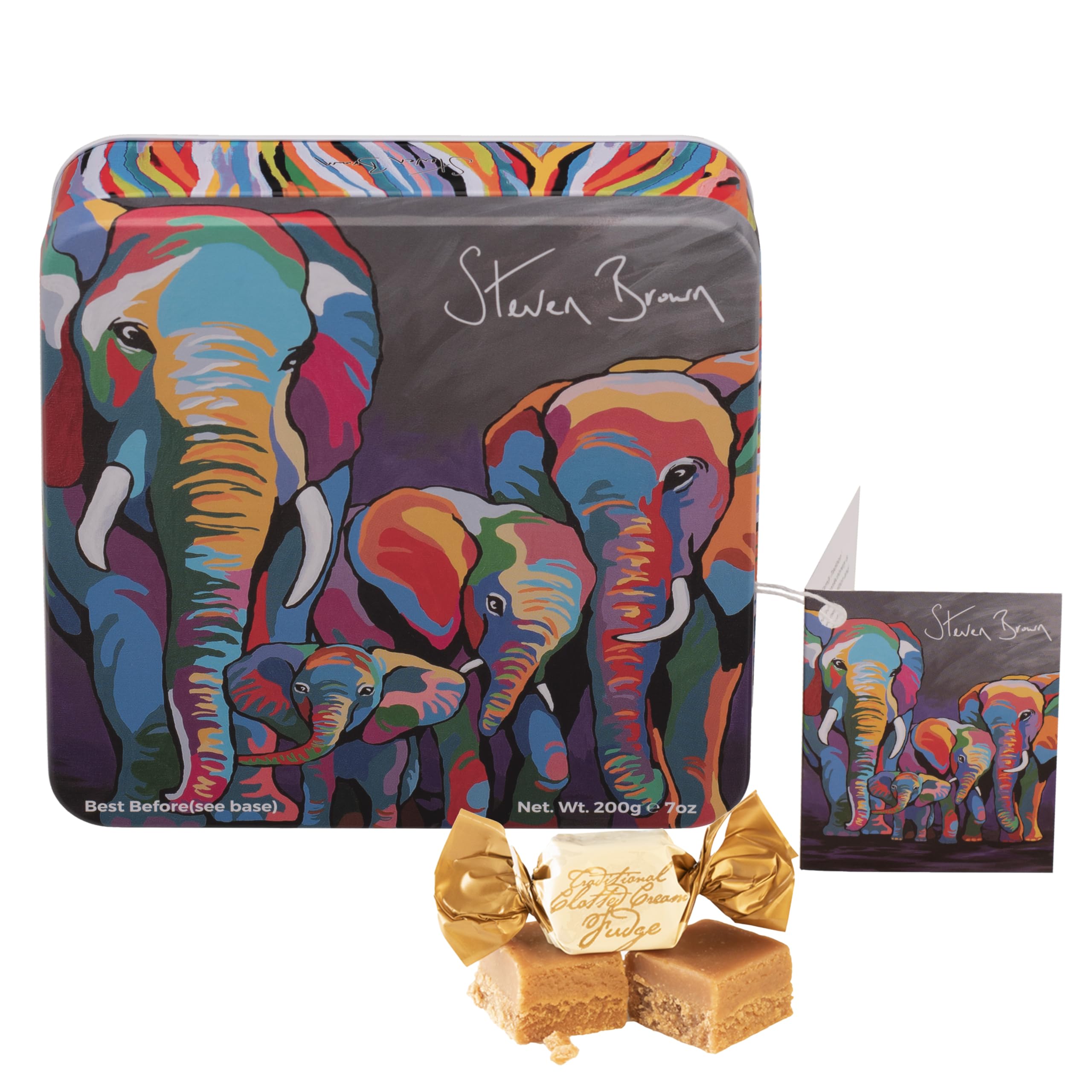 Allan and Jackie McZoo Clotted Cream Fudge Square Tin by Gardiners of Scotland 8