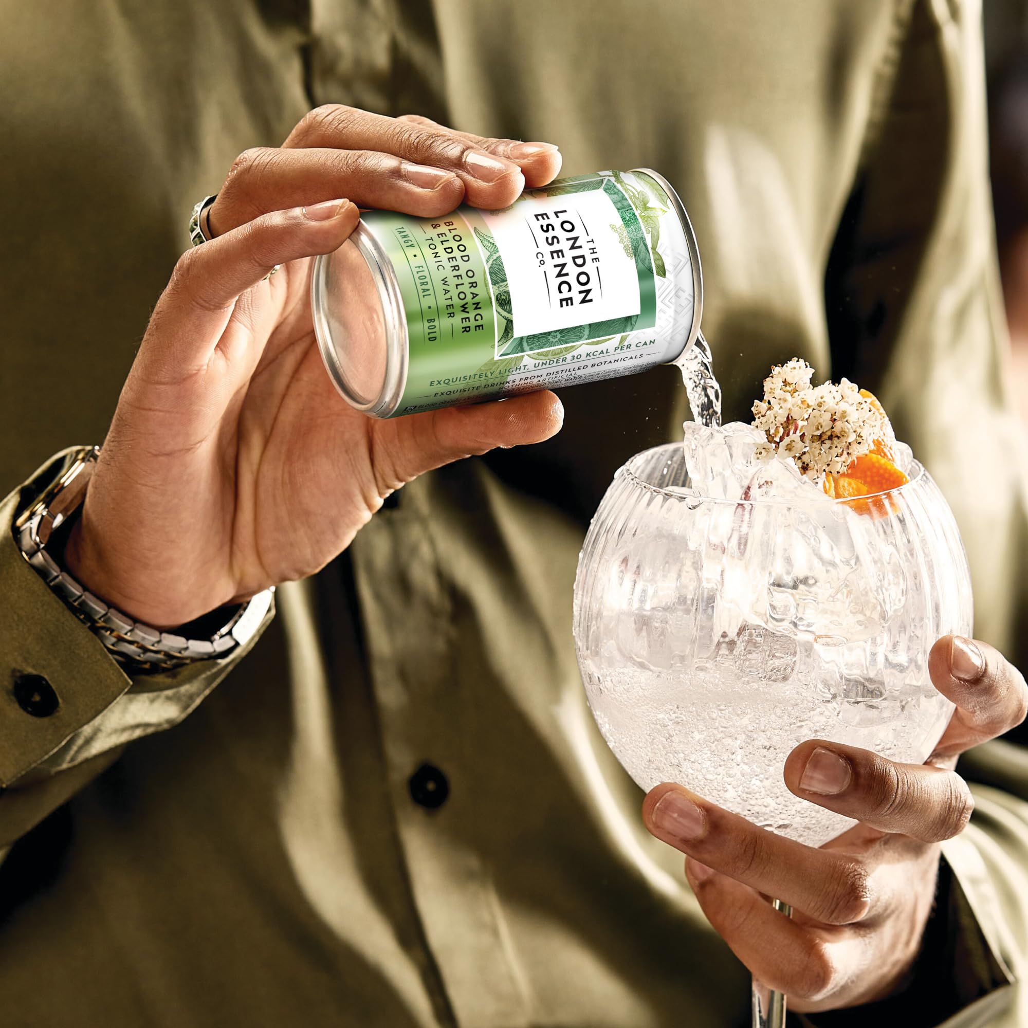 The London Essence Co. Blood Orange & Elderflower Tonic Water - Premium Cocktail Mixer 7