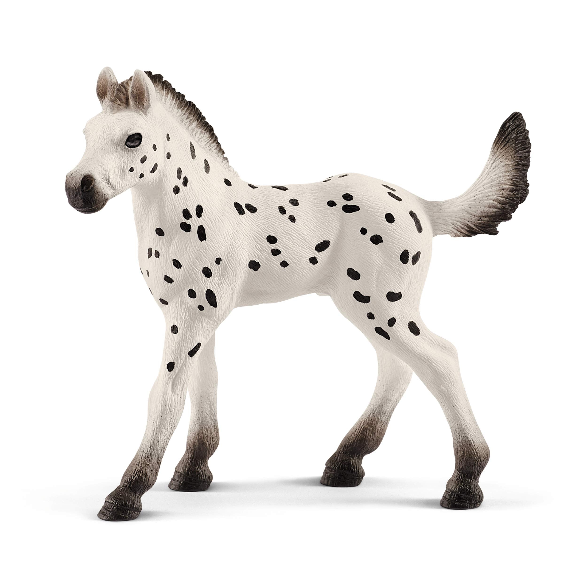 Schleich 13890 Knapstrupper Foal Figurine - Realistic Horse Toy for Imaginative Play, Ages 5+