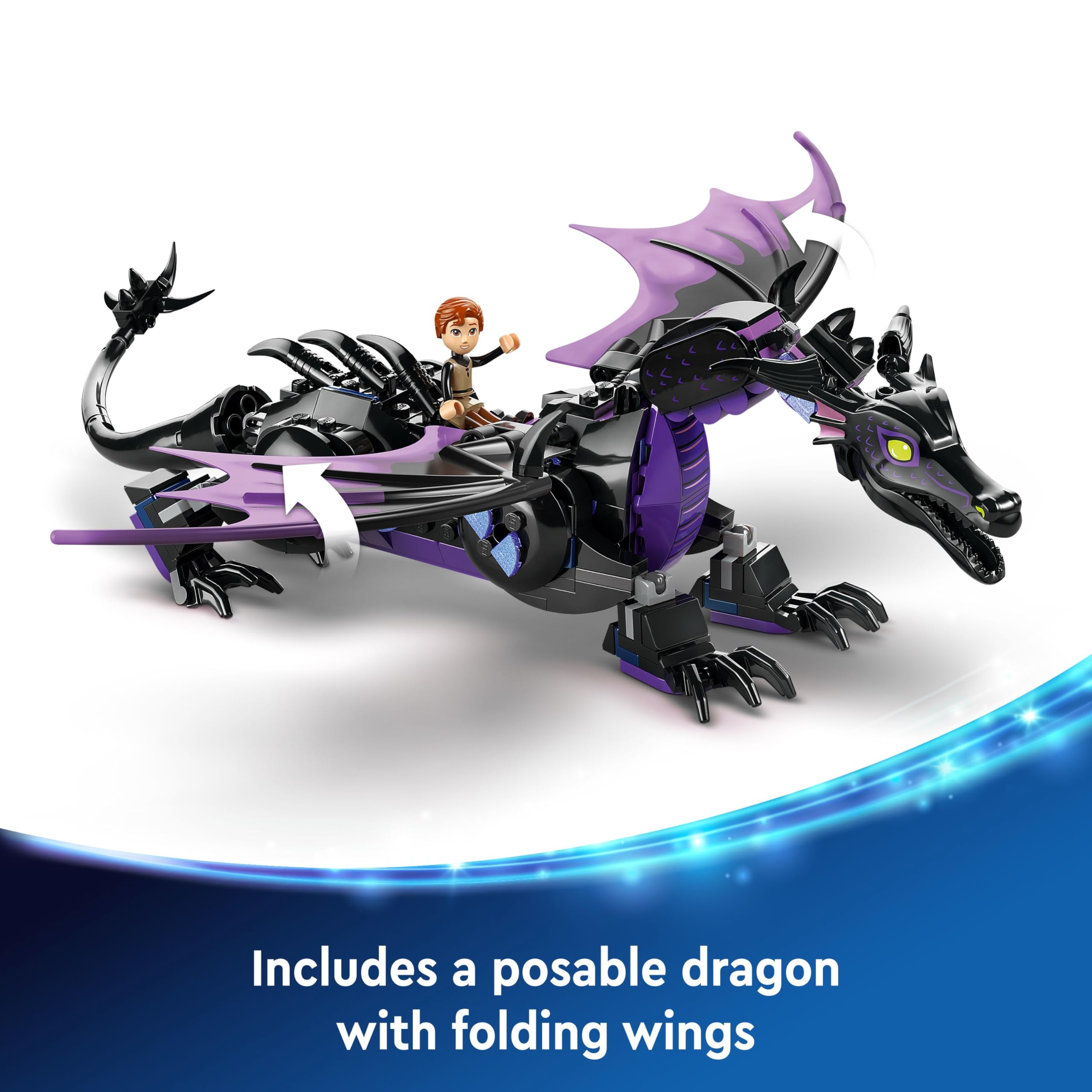 LEGO Disney Maleficent's Dragon Form Building Playset - 583-Piece Set for Kids 7+ 11
