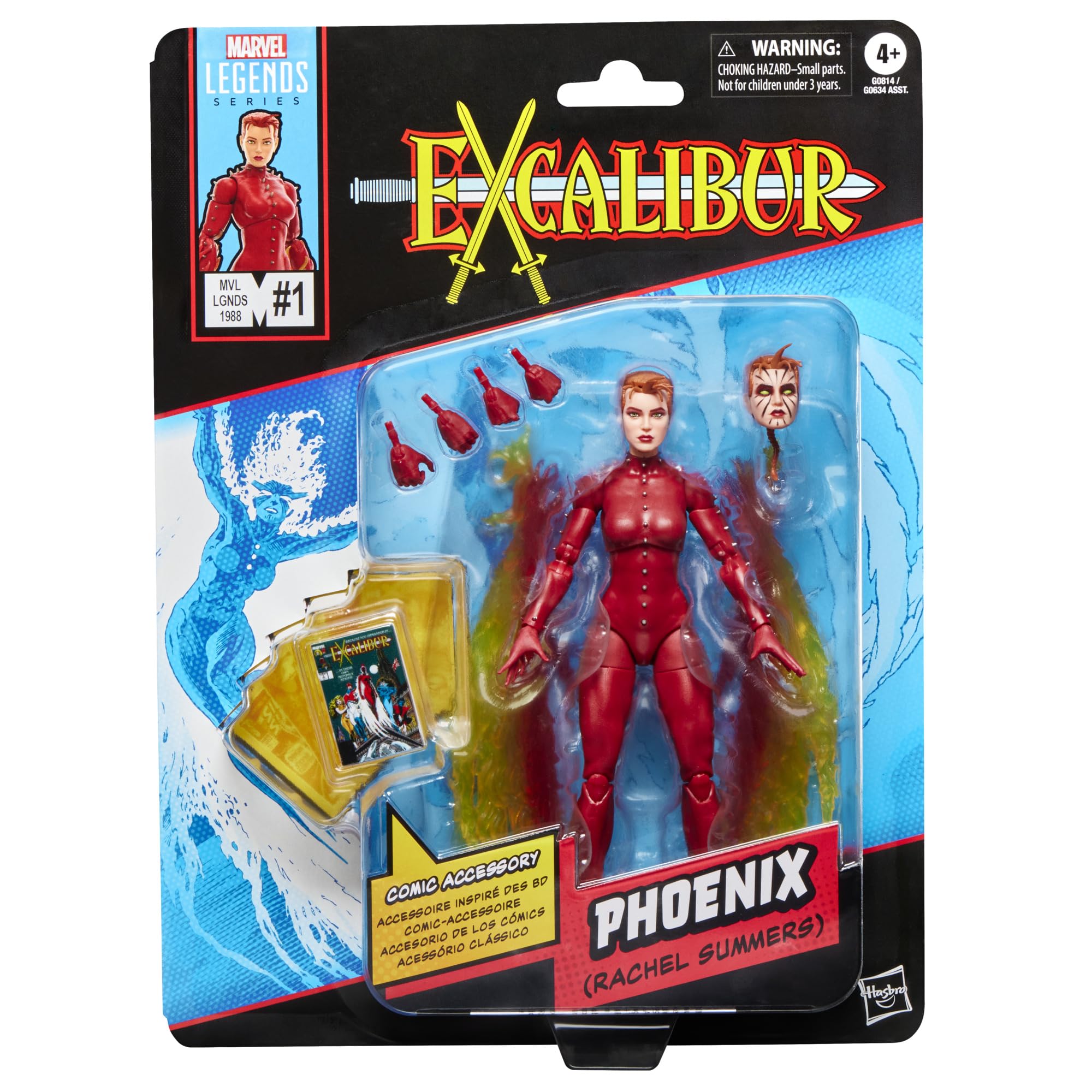 Marvel Legends Series Phoenix (Rachel Summers) X-Men Action Figure - 6-Inch Collectible with Comic Accessories 10