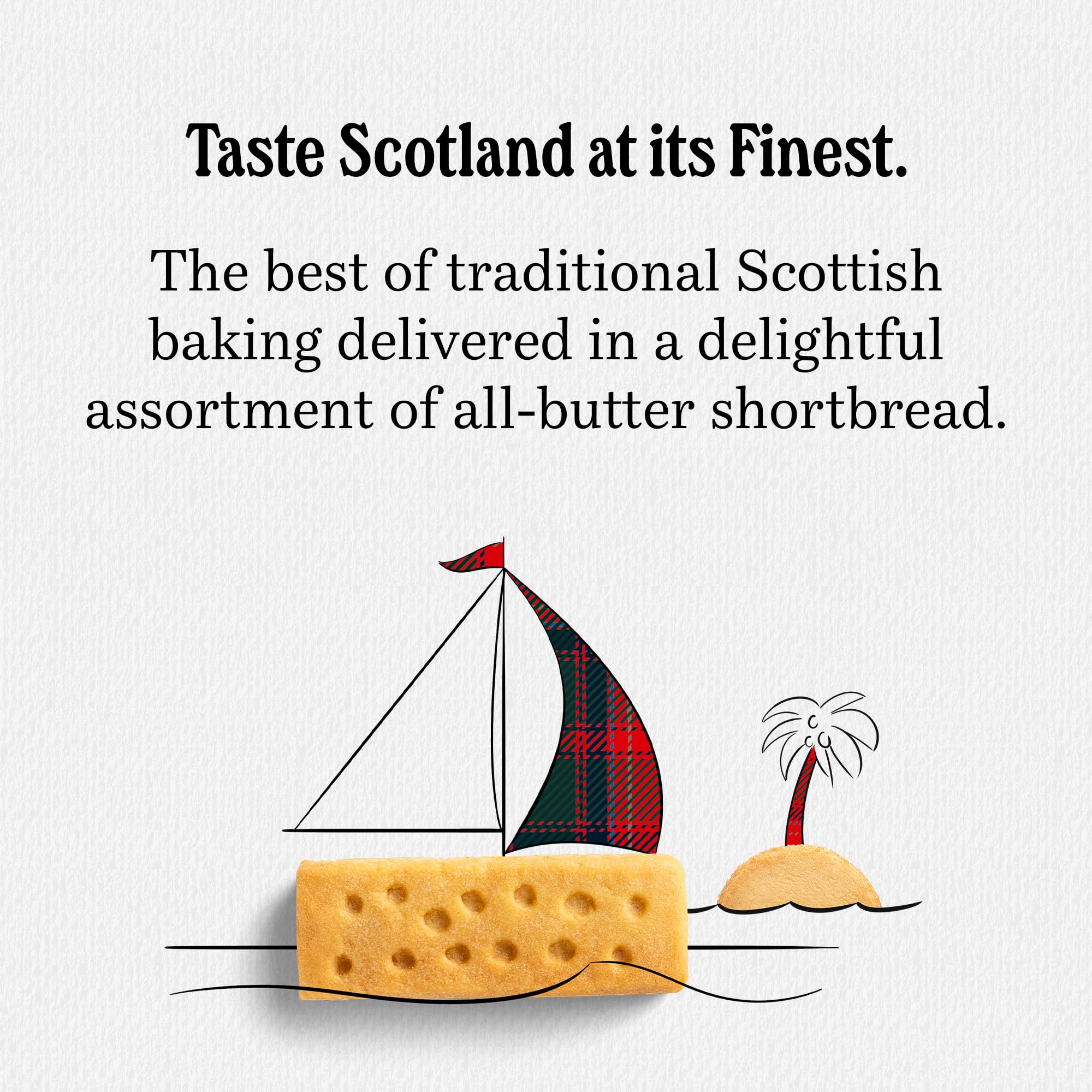 Walker's Shortbread Assortment - Traditional Pure Butter Scottish Recipe | 500g