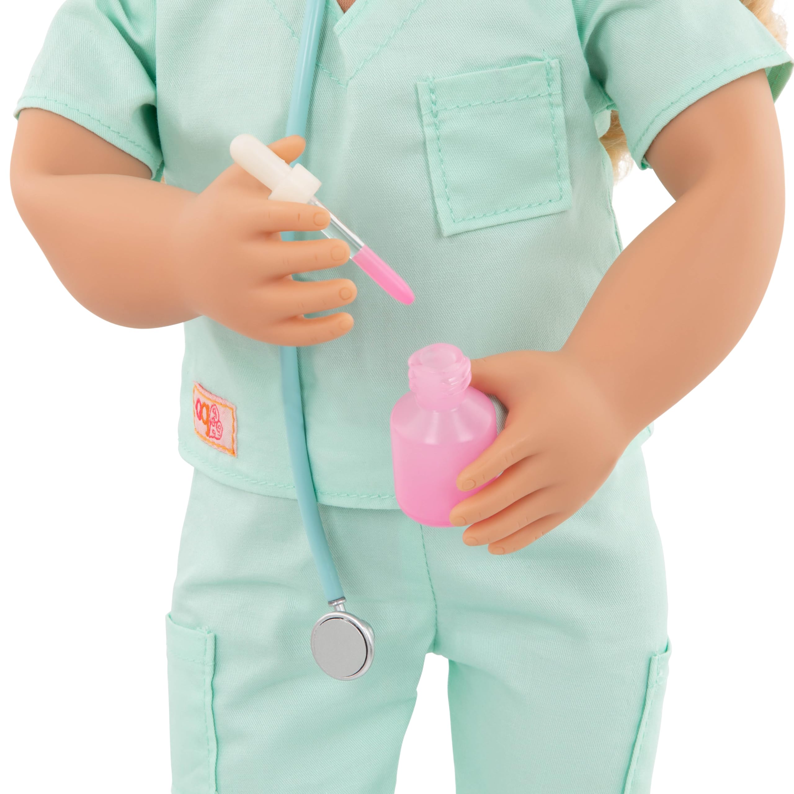 Our Generation Get Well Bed - 40-Piece Doll Hospital Playset | Adjustable Bed | Includes Medical Accessories 7