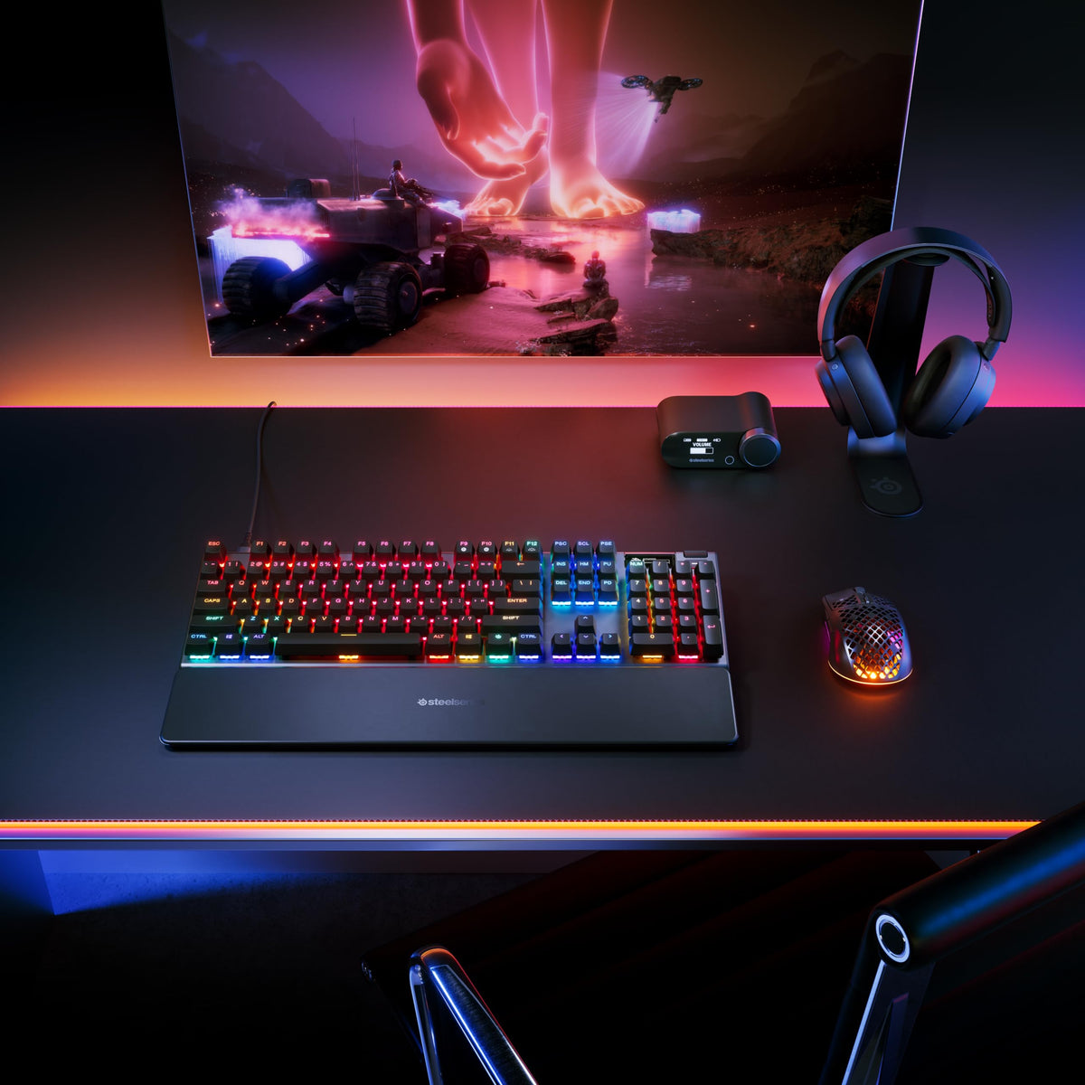 SteelSeries Apex Pro Gen 3 Gaming Keyboard - Hall Effect, RGB, Black