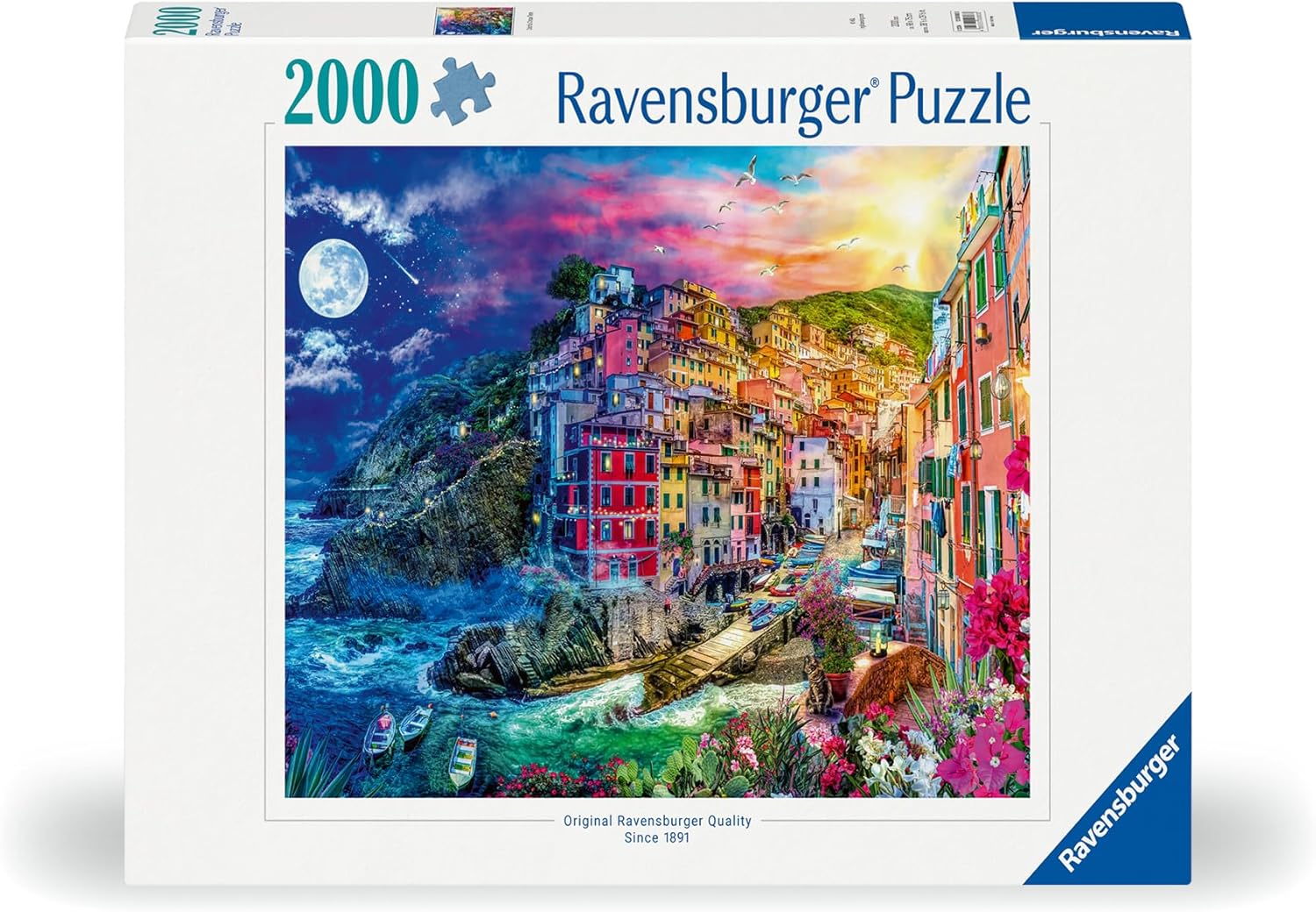 Ravensburger Colorful Cinque Terre - 2000 Piece Jigsaw Puzzle for Adults 5