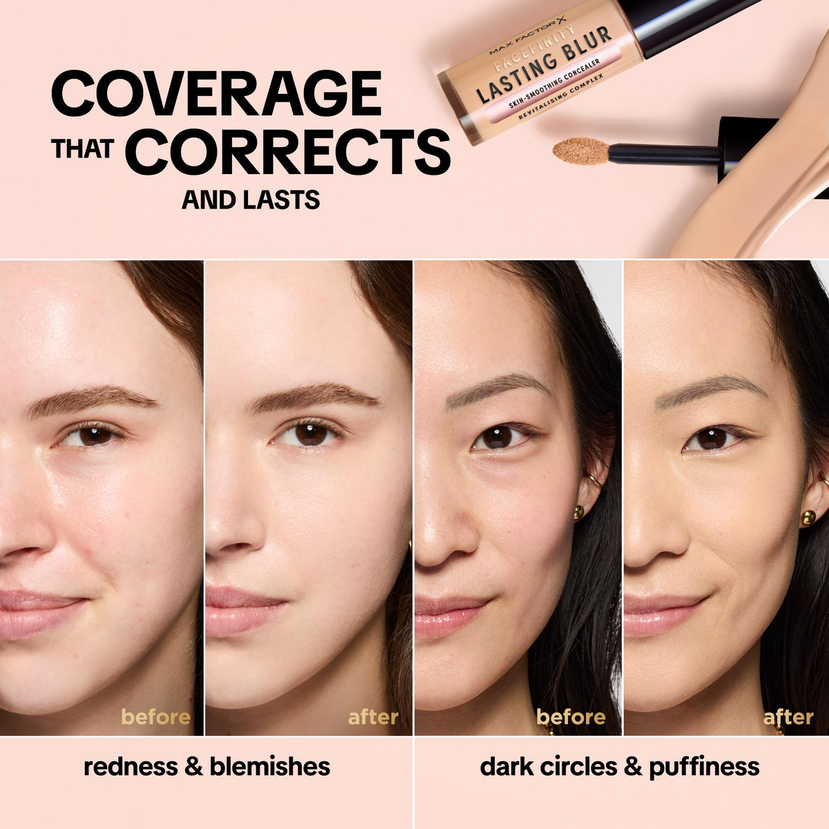 Max Factor Facefinity Lasting Blur Concealer - 7W Honey, 7.5 ml, SPF 15