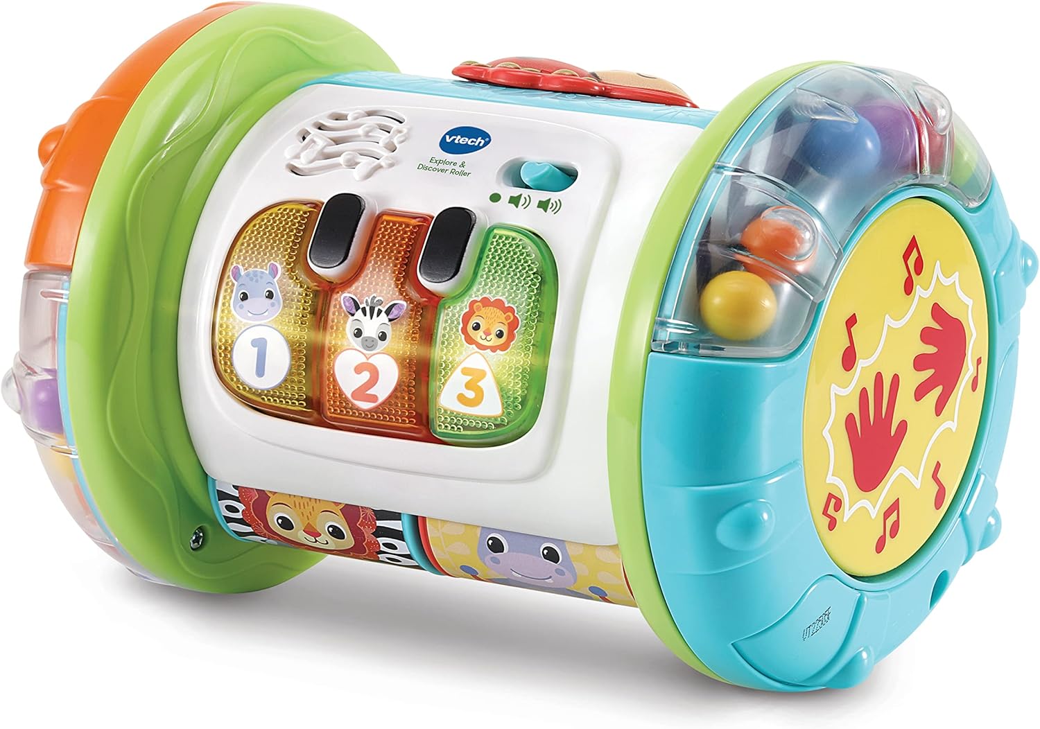 VTech Explore & Discover Roller - Interactive Baby Toy with Lights, Sounds & Gears for 6-12 Months 1