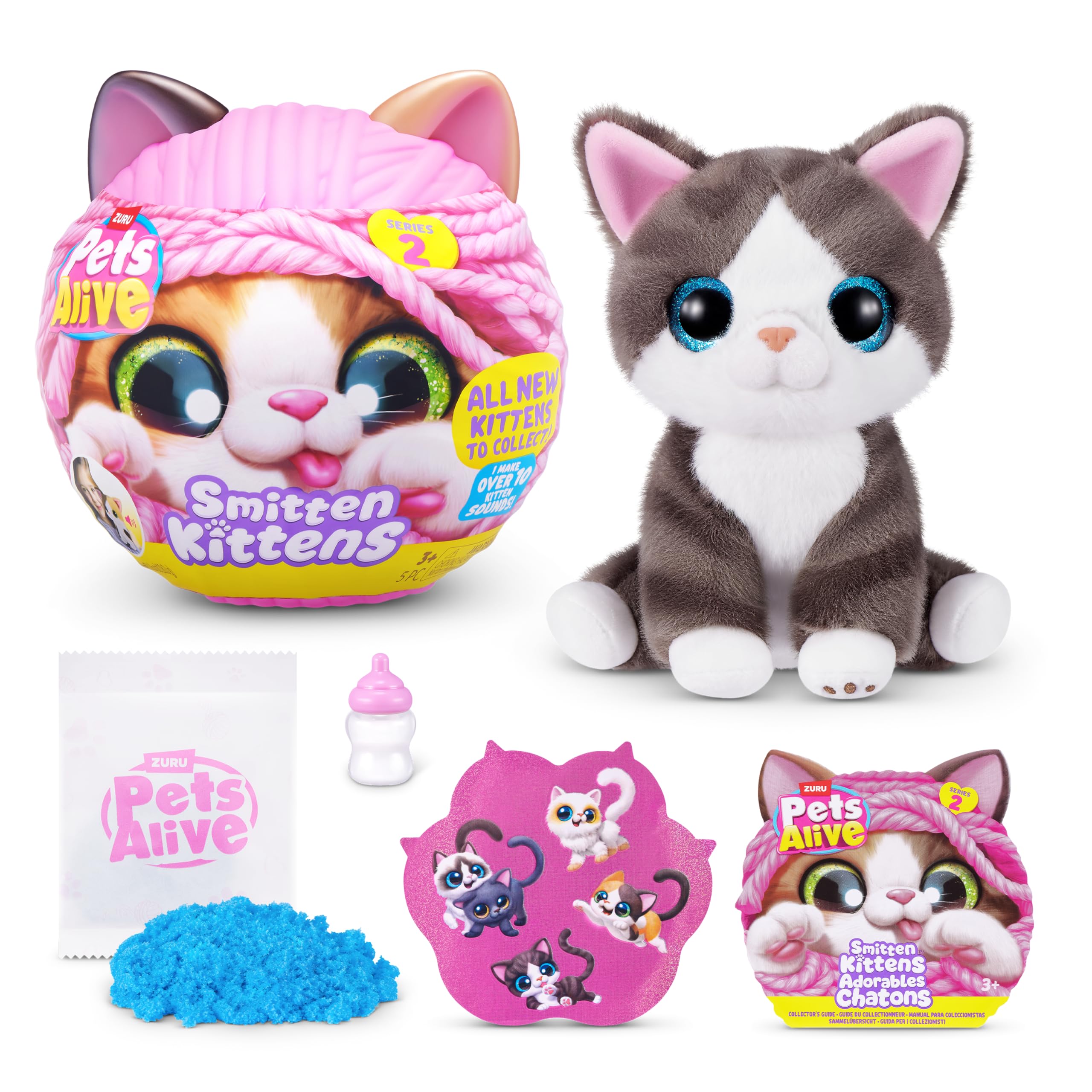 Pets Alive Smitten Kittens Series 2 Dragon Li Interactive Plush Toy by ZURU | 7.87 in