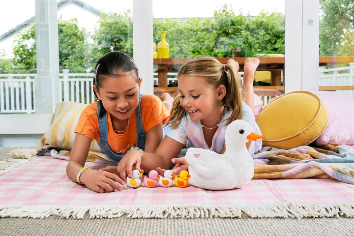 Pets Alive Mama & Baby Surprise - Electronic Duck Playset with Sounds & Waddling Motion
