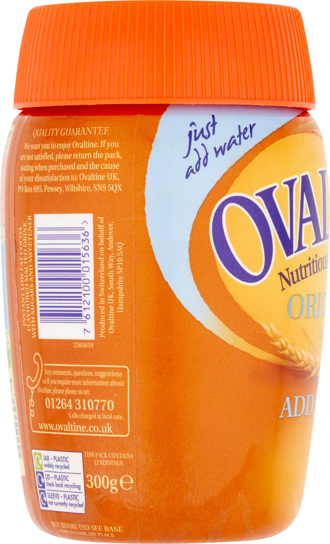 Ovaltine Original Light Malted Drink Powder - Low Fat, Source of Iron & Vitamins 4