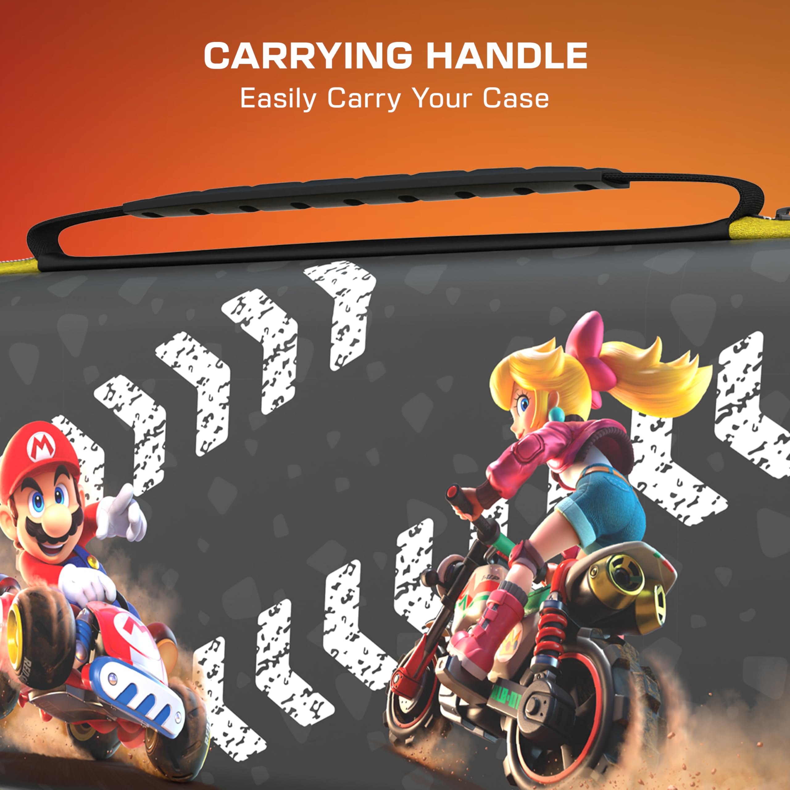 Turtle Beach PlayTrek Mario Kart World Travel Case for Nintendo Switch | Glow-in-the-Dark Artwork 2