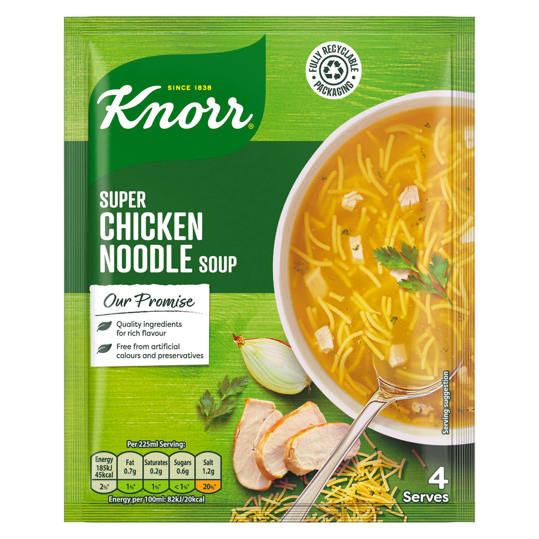 Knorr - Super Chicken Noodle Dry Soup Mix 612g (12 x 51g)