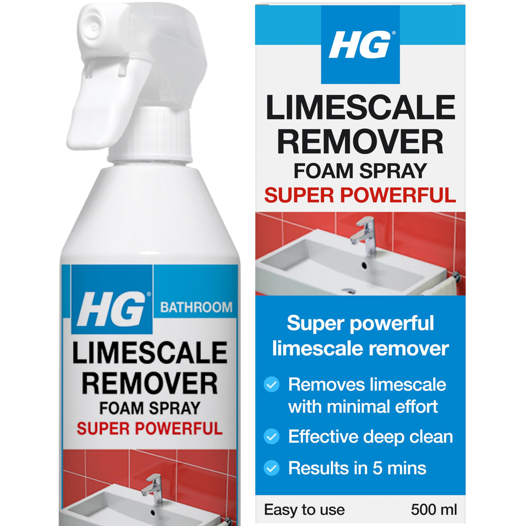 HG - Scale Away 3x Stronger Foam Spray, 500ml Professional Limescale Remover