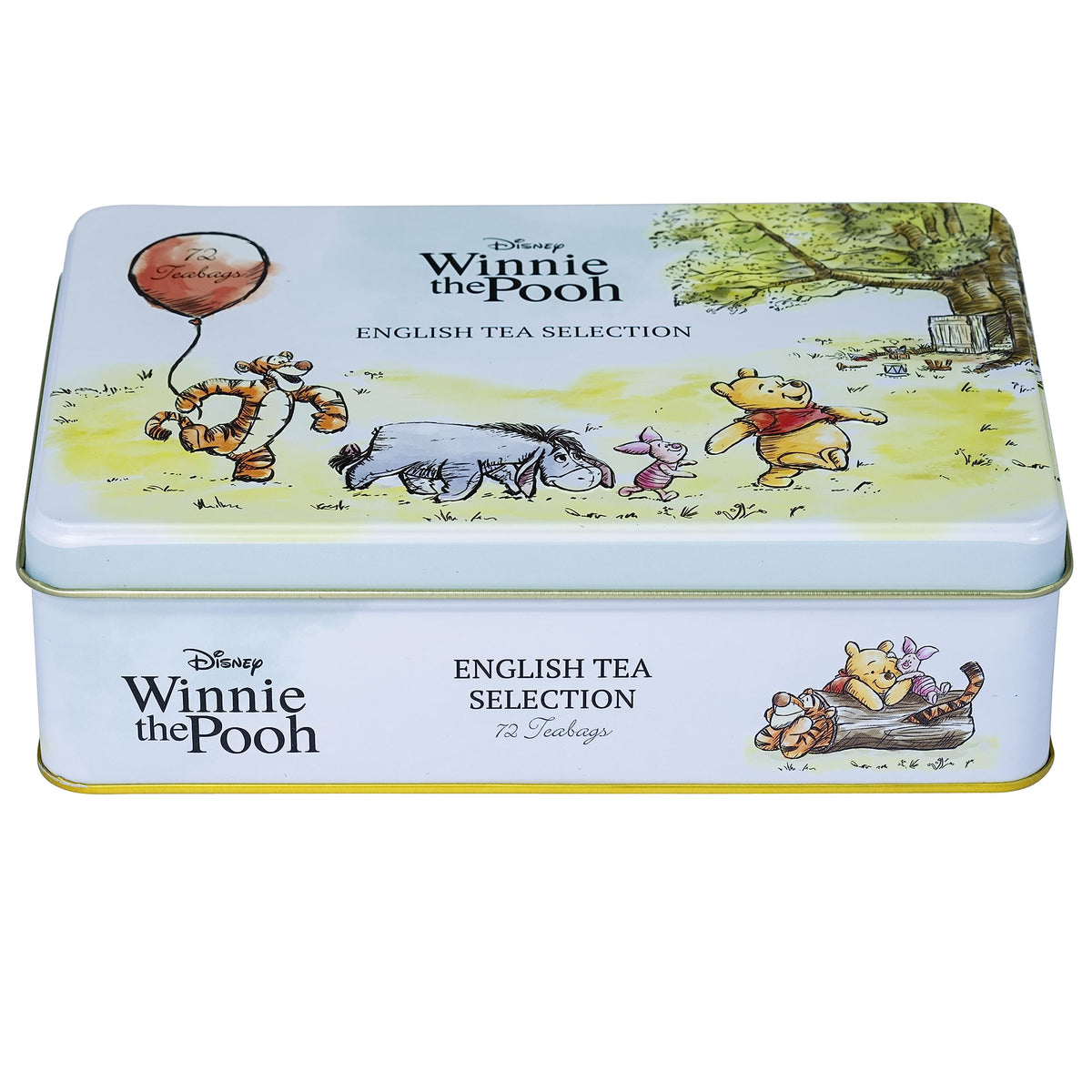 New English Teas Winnie the Pooh Tea Tin - 72 English Tea Bags