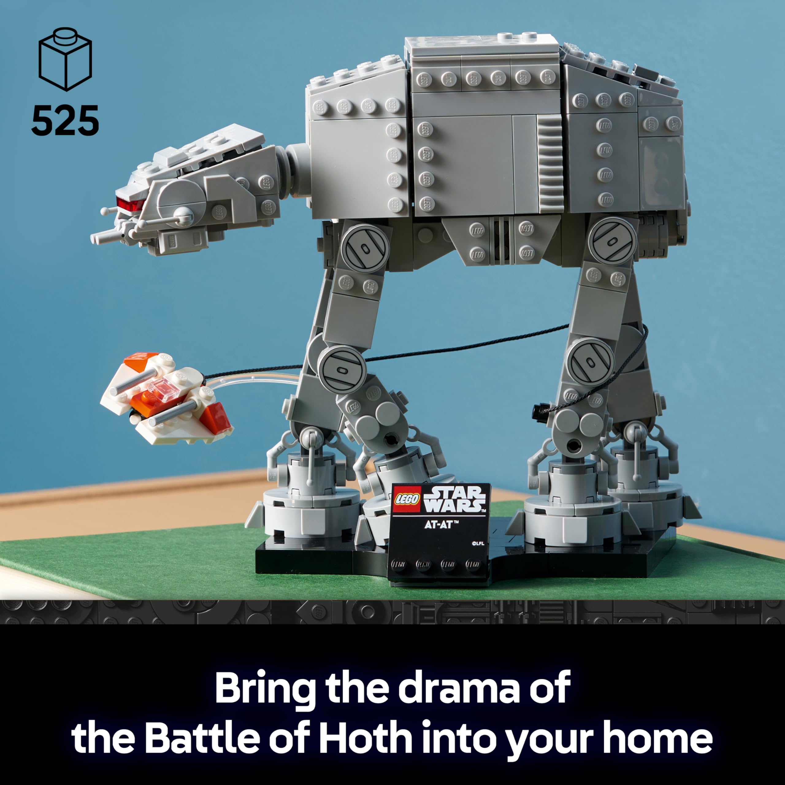 LEGO Star Wars 75440 AT-AT Building Set for Adults | Display Model with Snowspeeder | Ages 18+ 2