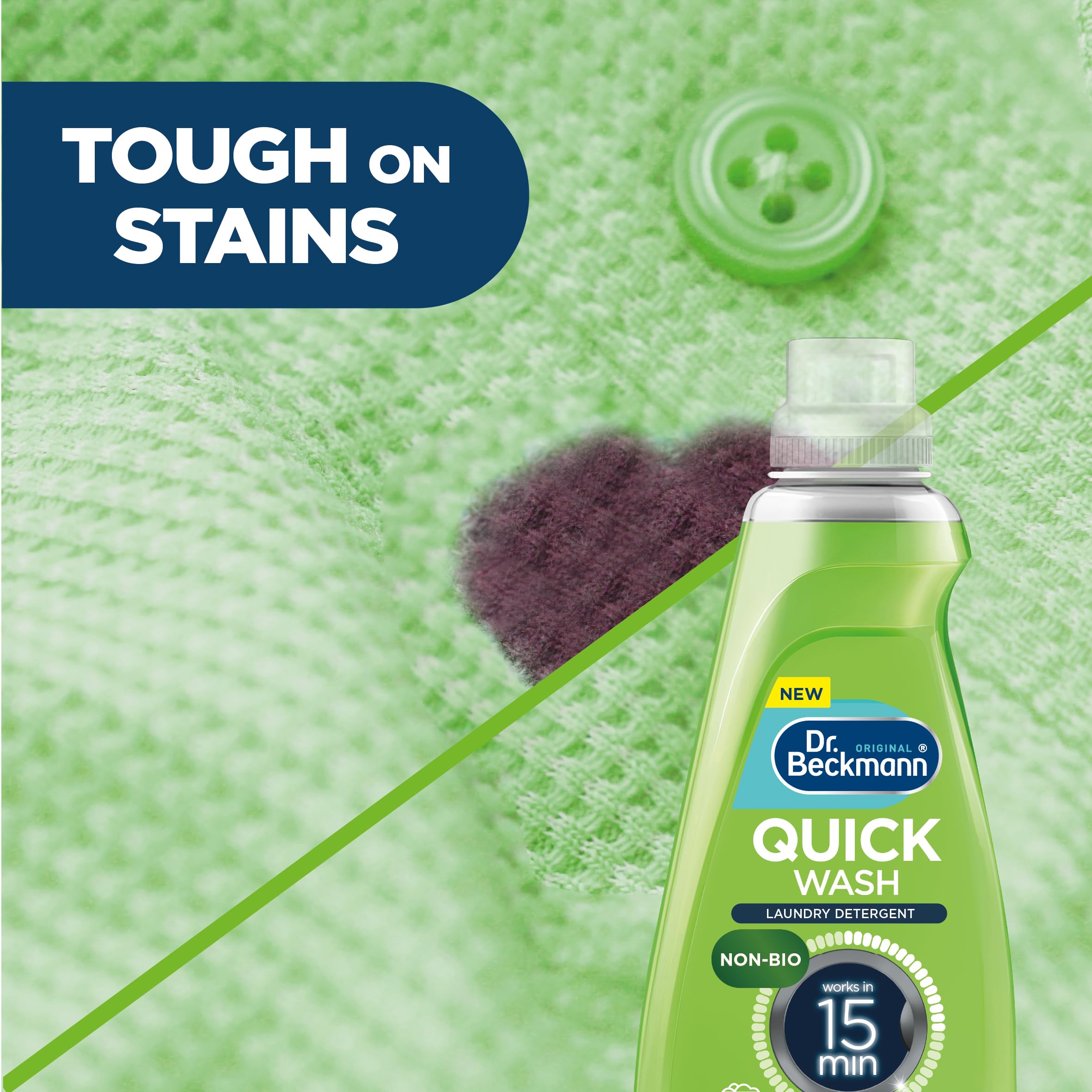 Dr. Beckmann Quick Wash Non-Bio Laundry Detergent | 15-Minute Deep Clean | Concentrated Formula 4