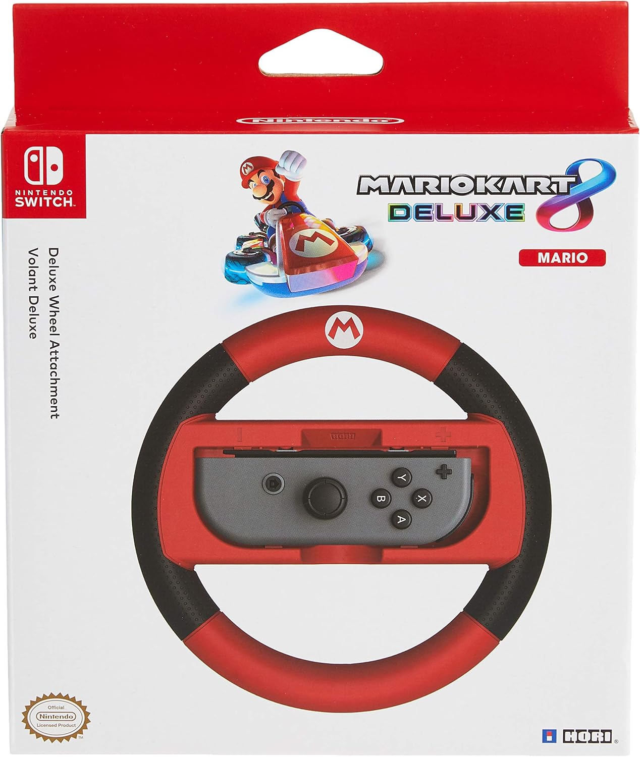 Mario Kart 8 Deluxe - Hori Mario Racing Wheel for Nintendo Switch 1