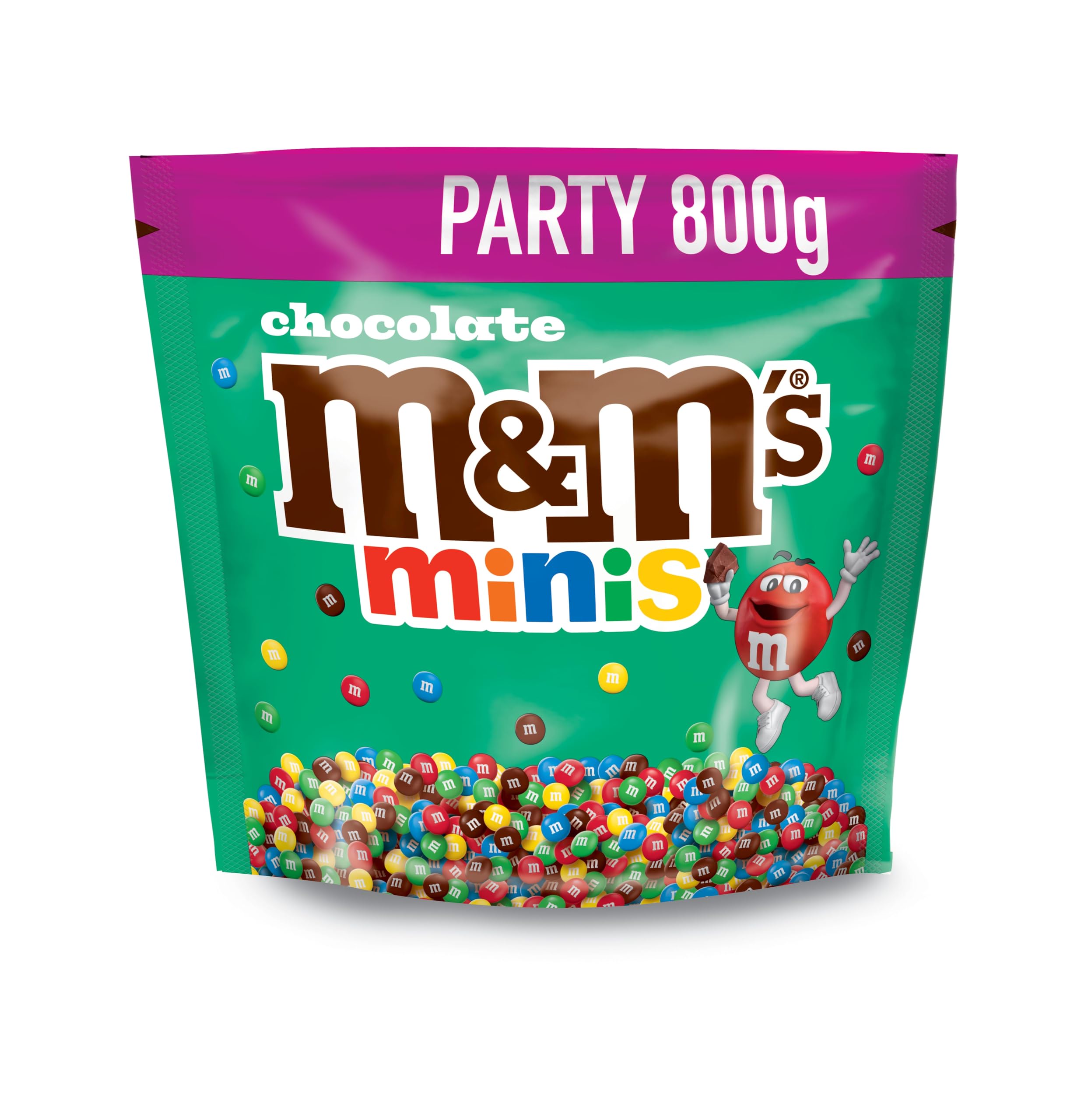 M&M'S Minis Milk Chocolate Bulk Bag, 800g Party Snack for Sharing, Gift, and Treats 1