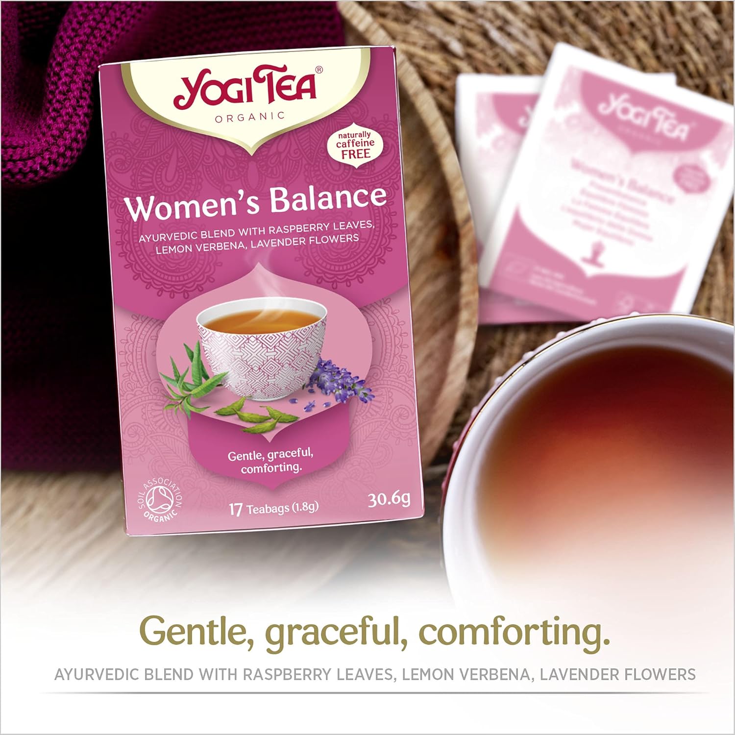 Yogi Tea - Women's Balance Organic Herbal Tea, Caffeine-Free, 102 Tea Bags (6 x 17) 7