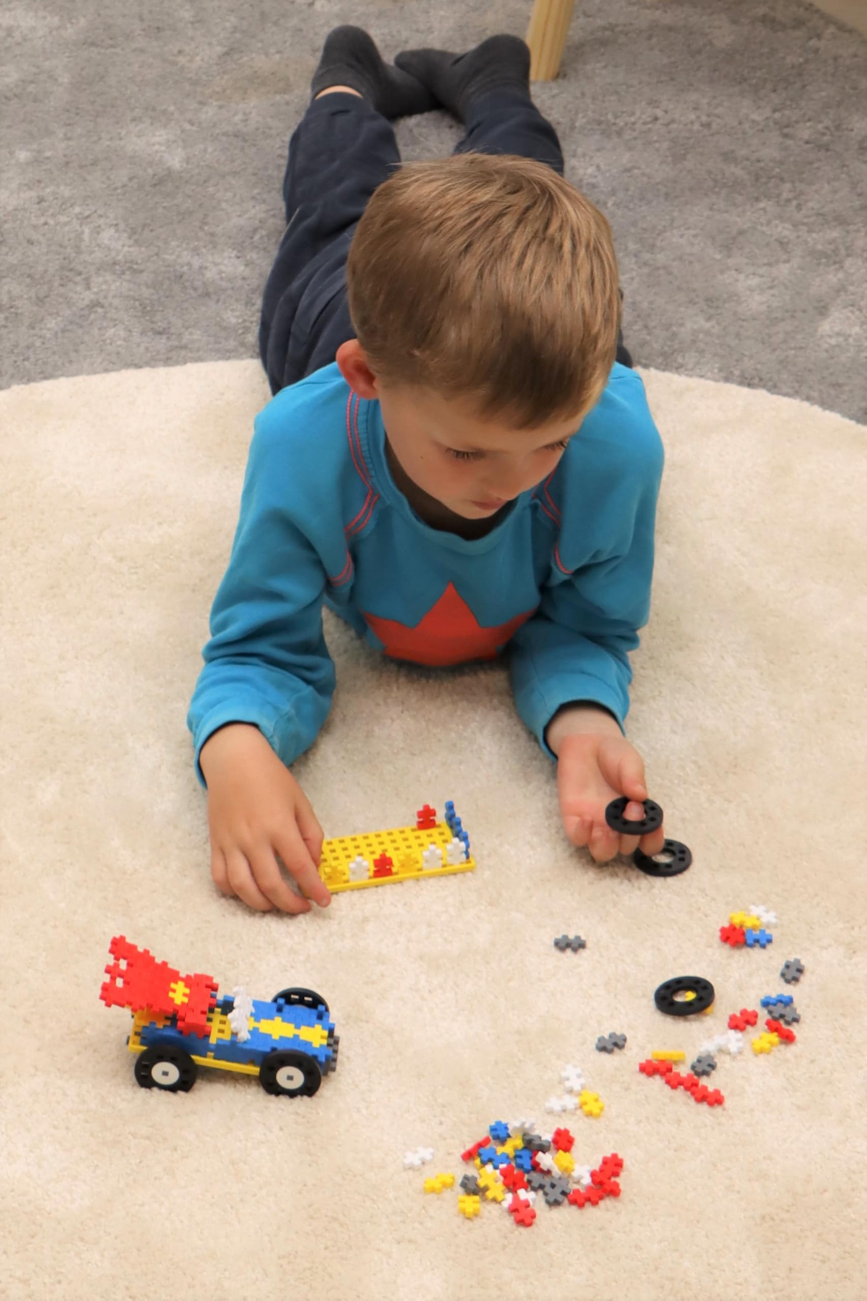 PLUS PLUS Go Superhero Car Building Set - 200 Pieces | Ages 5+ | STEM Toy 5