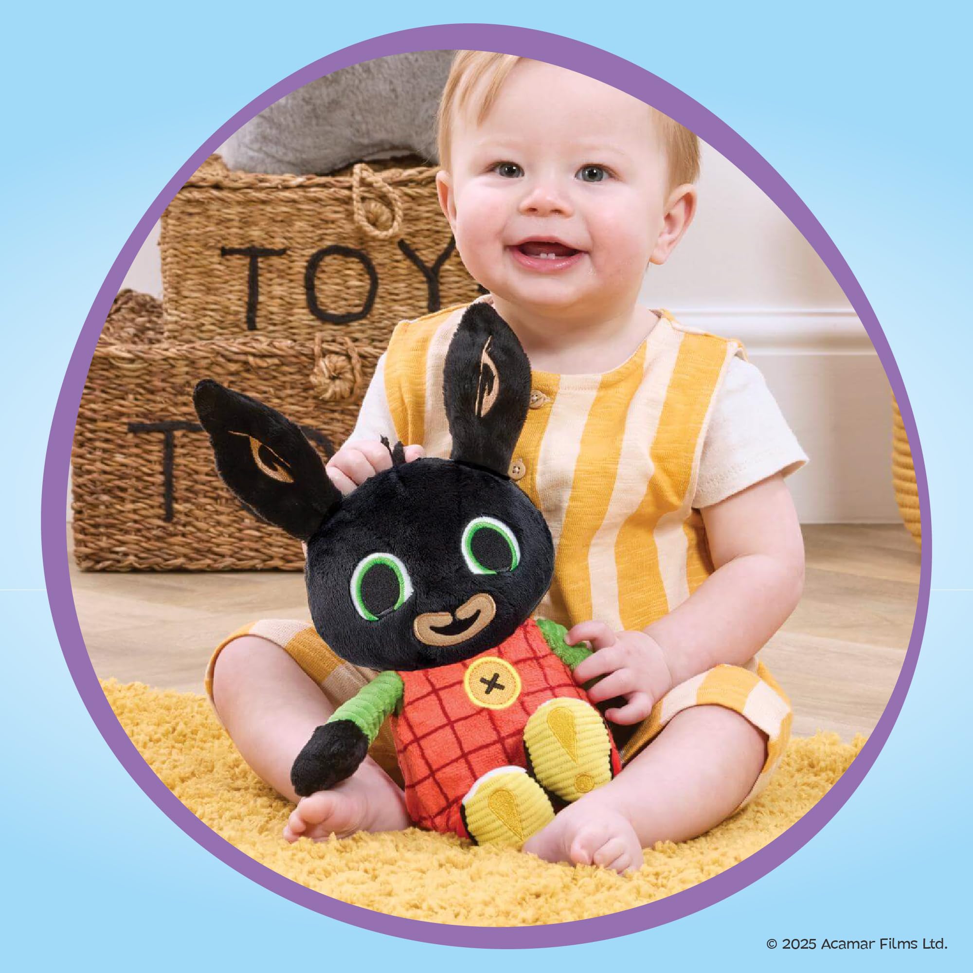 Rainbow Designs Talking Bing Soft Toy - Interactive Plush | 28 cm Height | Unisex Children