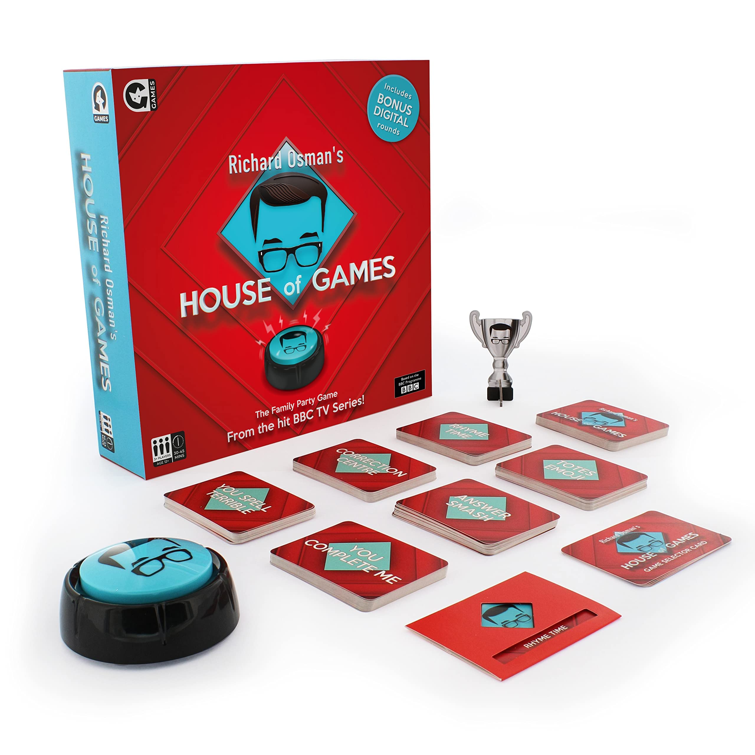 Ginger Fox Richard Osman's House of Games Board Game - BBC Series Family Party Game 1