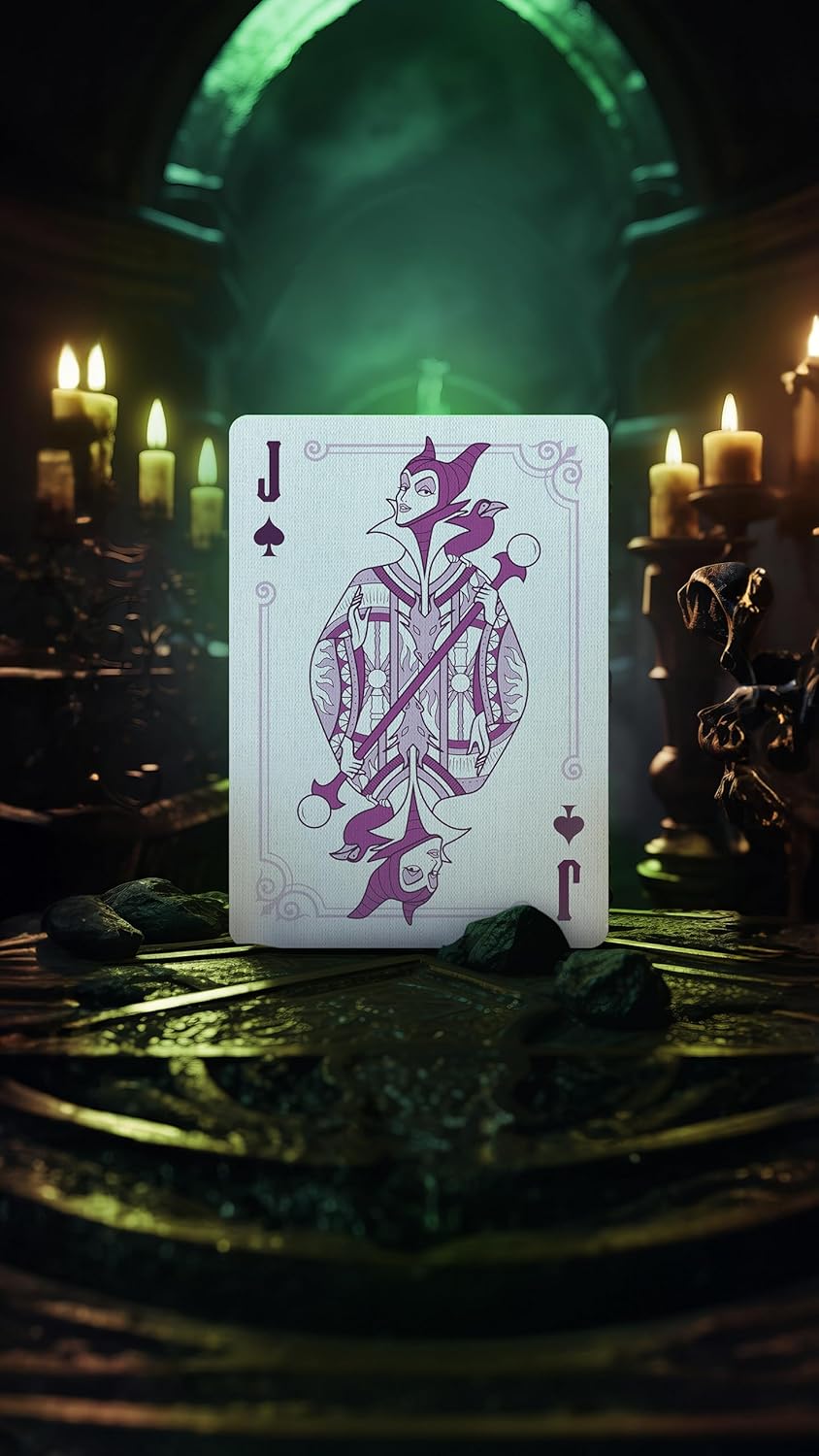 Bicycle Disney Villains Playing Cards - 52-Card Collectible Deck with Villain-Themed Artwork 5