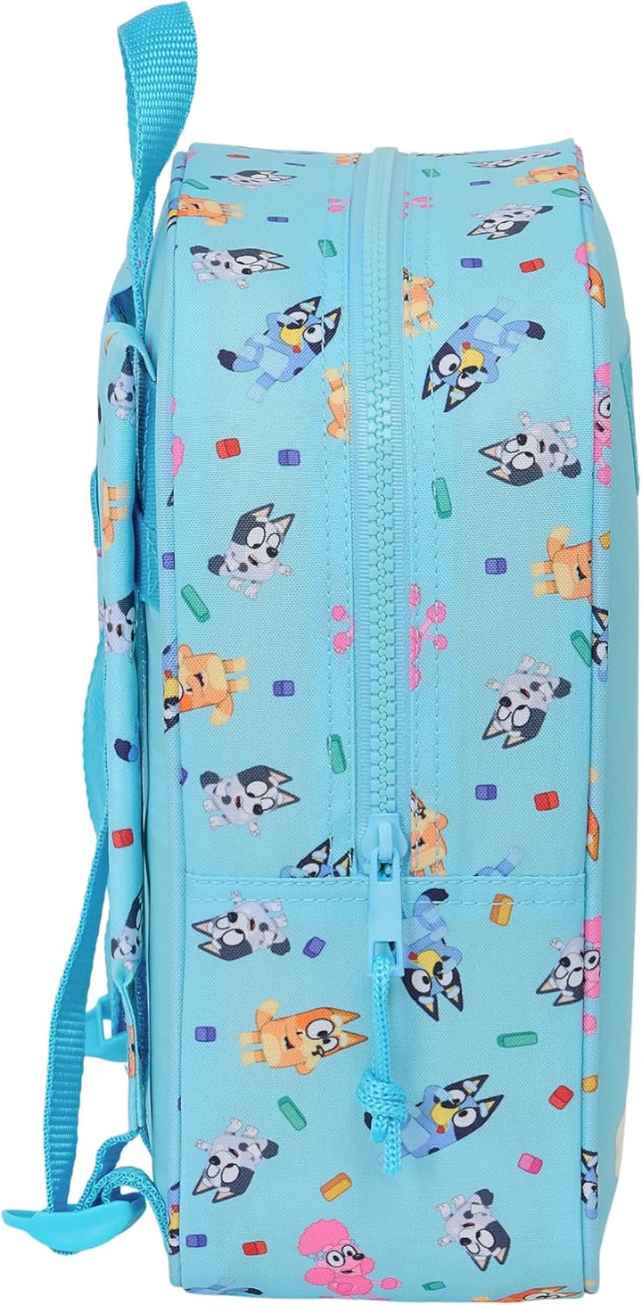 Safta Blue Children's Backpack, School Backpack, Adaptable to Pram (M232-612433232)