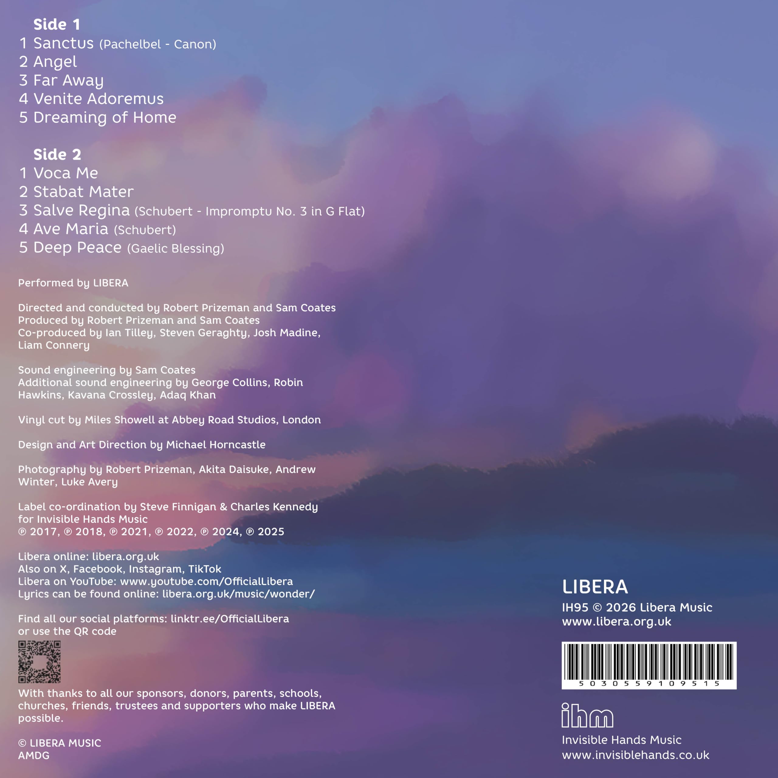 LIBERA - GREATEST HITS [VINYL] 3
