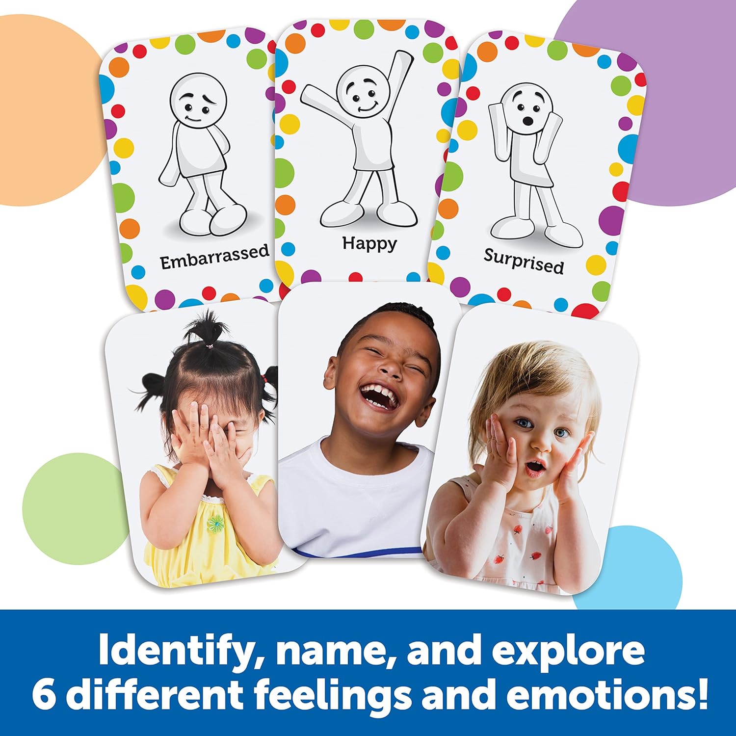 Learning Resources All About Me Feelings Activity Set - 54 Pieces, Ages 3+ 4