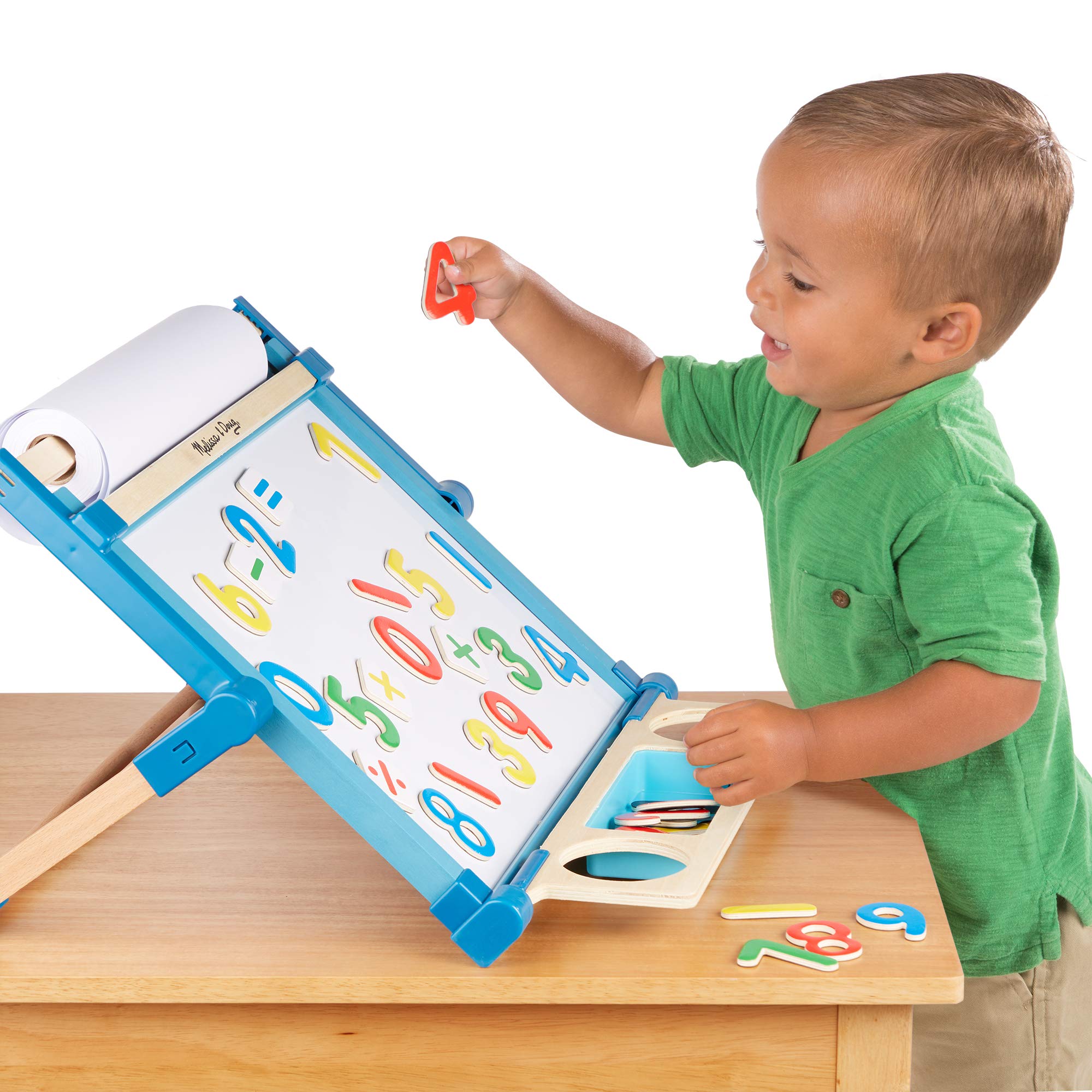 Melissa & Doug Magnetic Wooden Numbers Set - Educational Math Toy for Kids 3+ 10