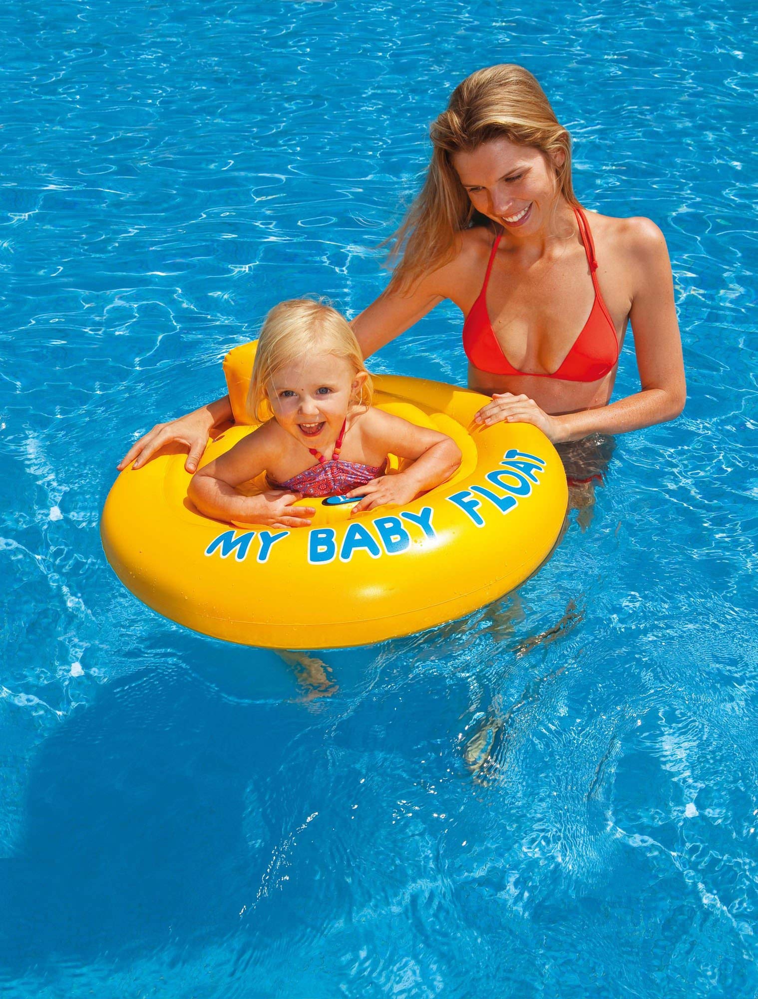 Intex My Baby Float - Inflatable Swim Ring with Back Support for Babies 9