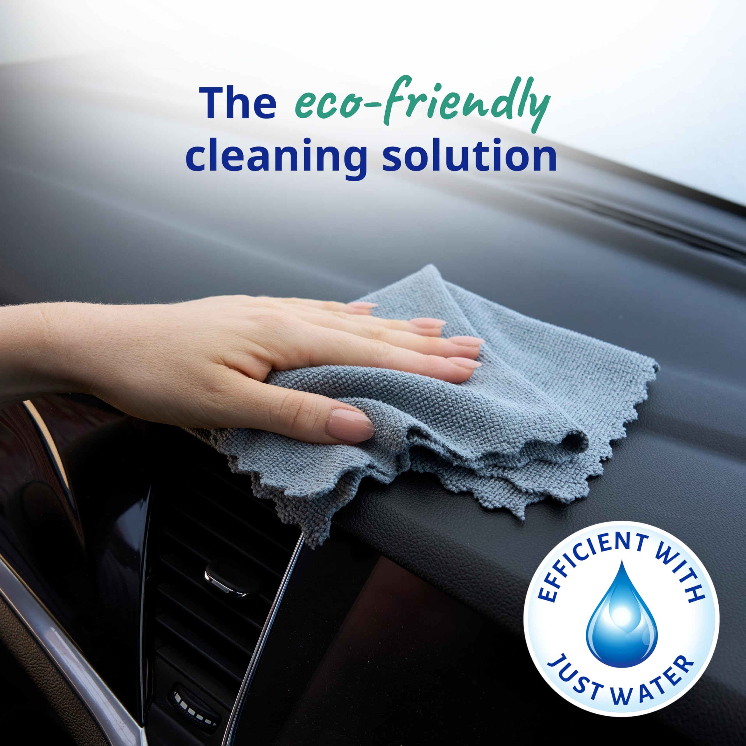 Spontex Microfibre Cloths - 8 Pack | Captures 99% Bacteria | Machine Washable 4