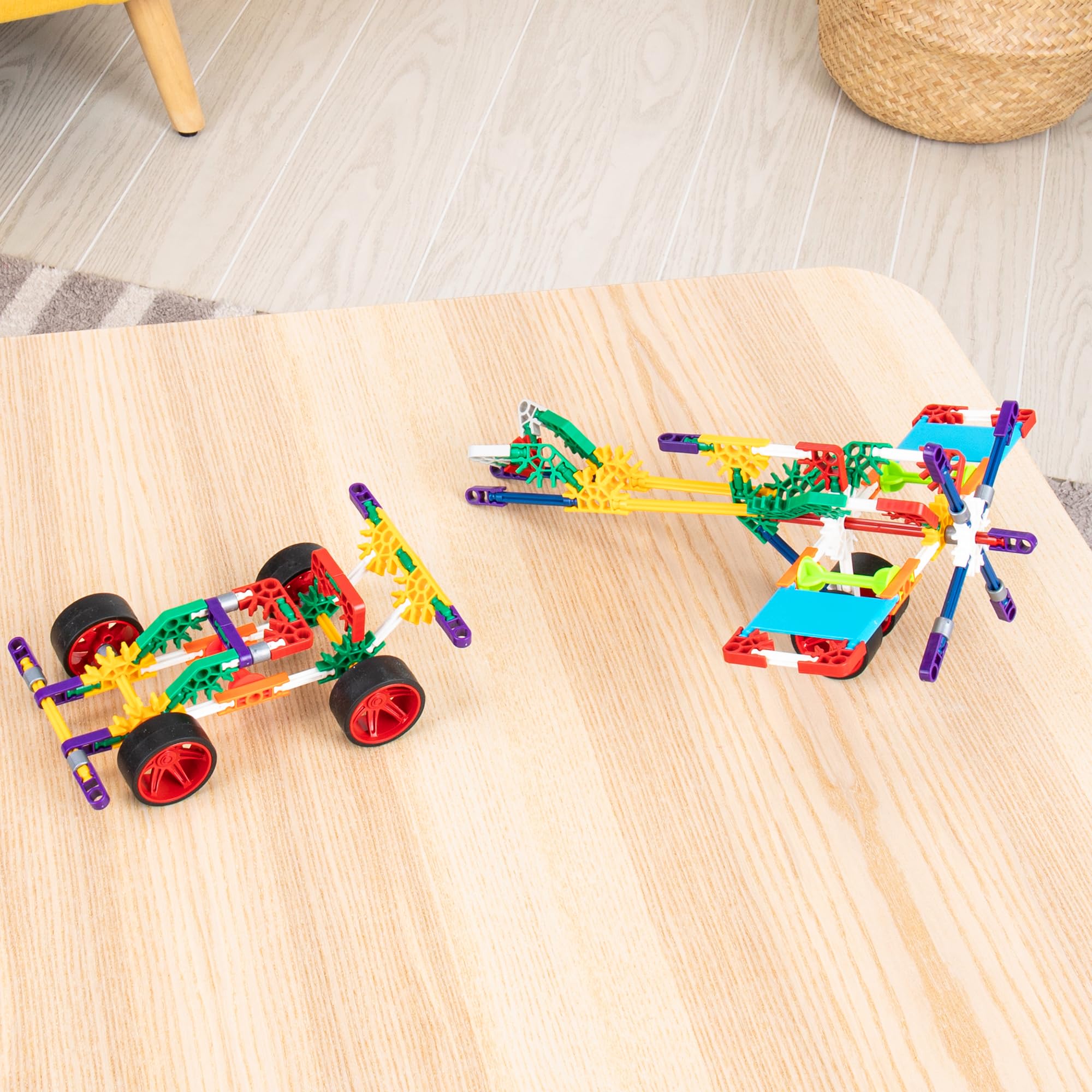 Basic Fun K'NEX Custom Cruisers Building Set - 105 Pieces | Build 30 Models | Ages 7+
