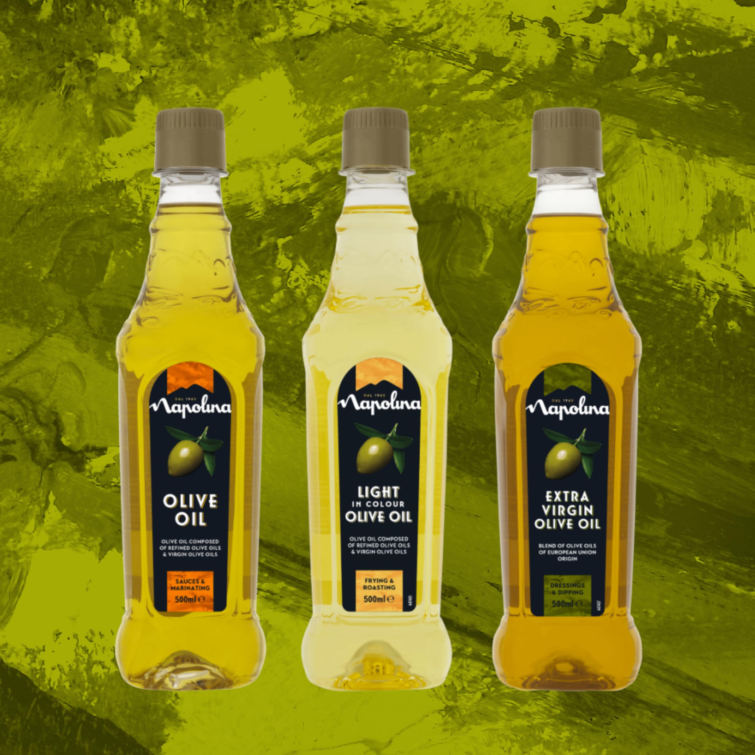 Napolina Light and Mild Olive Oil - Ideal for Frying & Roasting | 500 ml