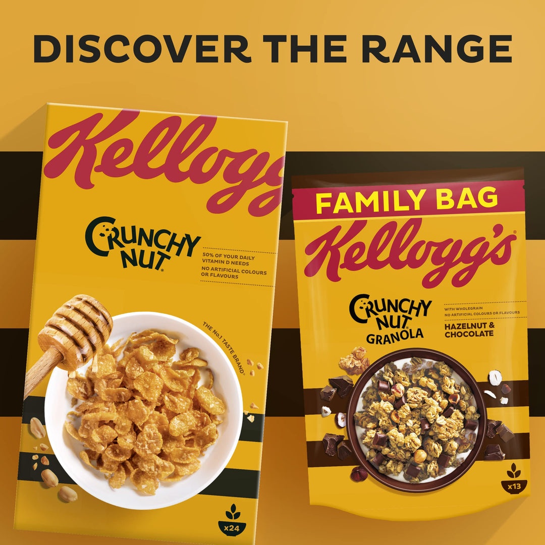Kellogg's Crunchy Nut Breakfast Cereal Big Box, 840g
